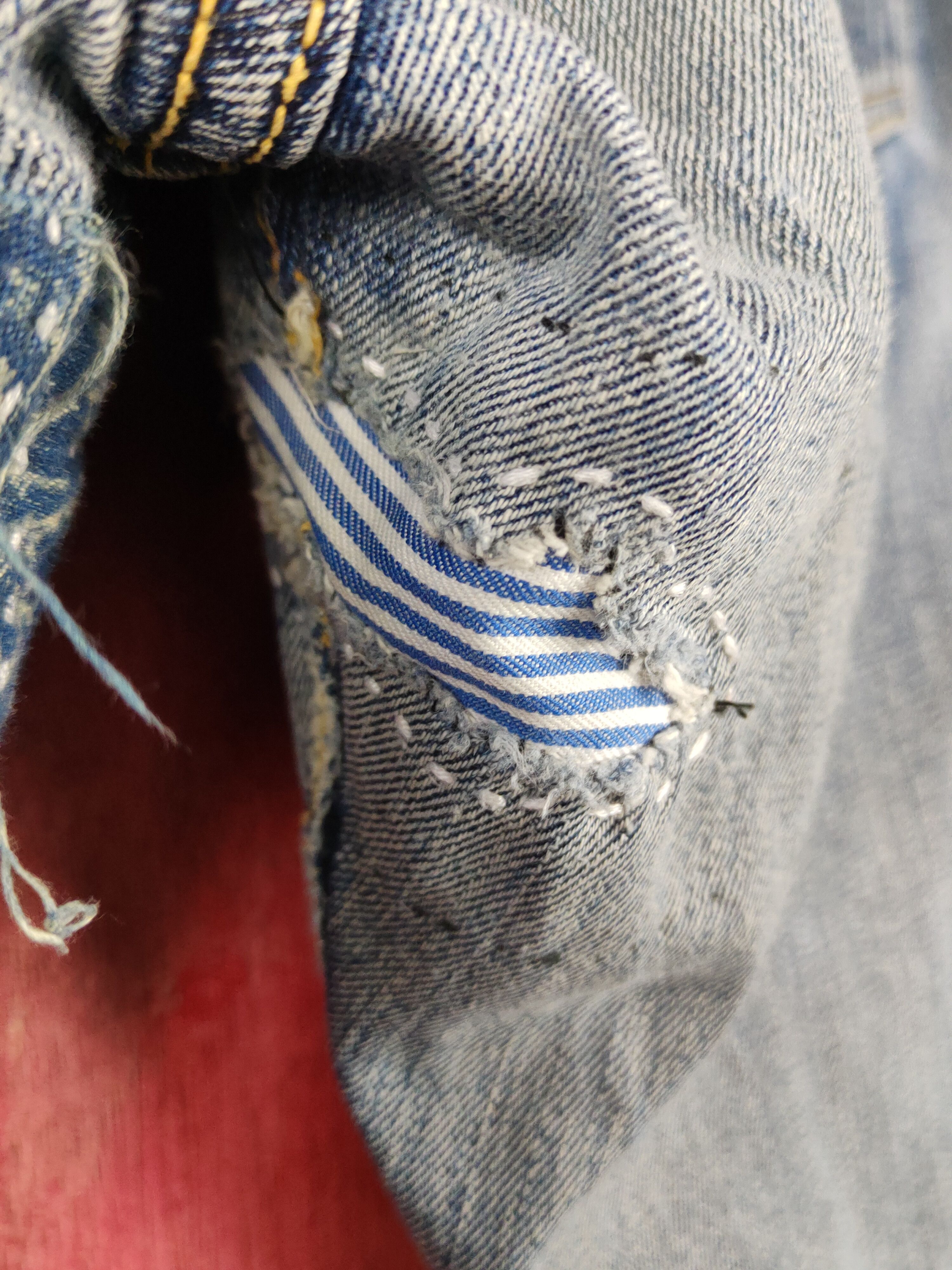 The Flat Head FlatHead C.T.F.H patchwork Selvedge sashiko denim #S1349DL Size US 32 / EU 48 - 10 Thumbnail
