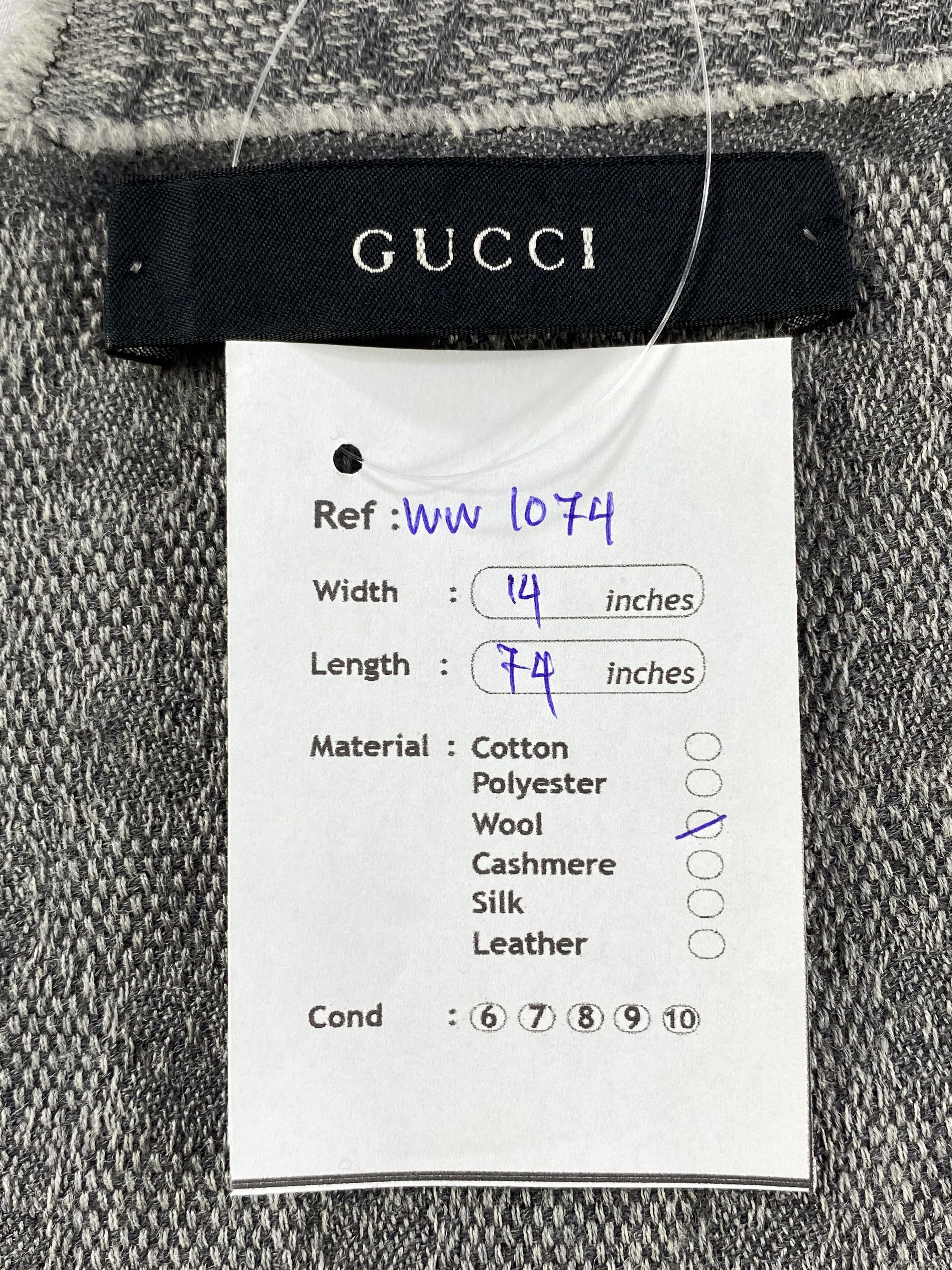 Gucci × Vintage Gucci Scarf / Muffler / Neckwear Size ONE SIZE - 7 Thumbnail