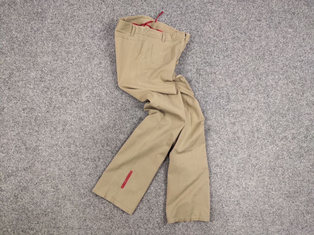 Prada Vintage Prada Red Tab Authentic Beige Trouser Women's Pants Size 30" / US 8 / IT 44 - 15 Thumbnail