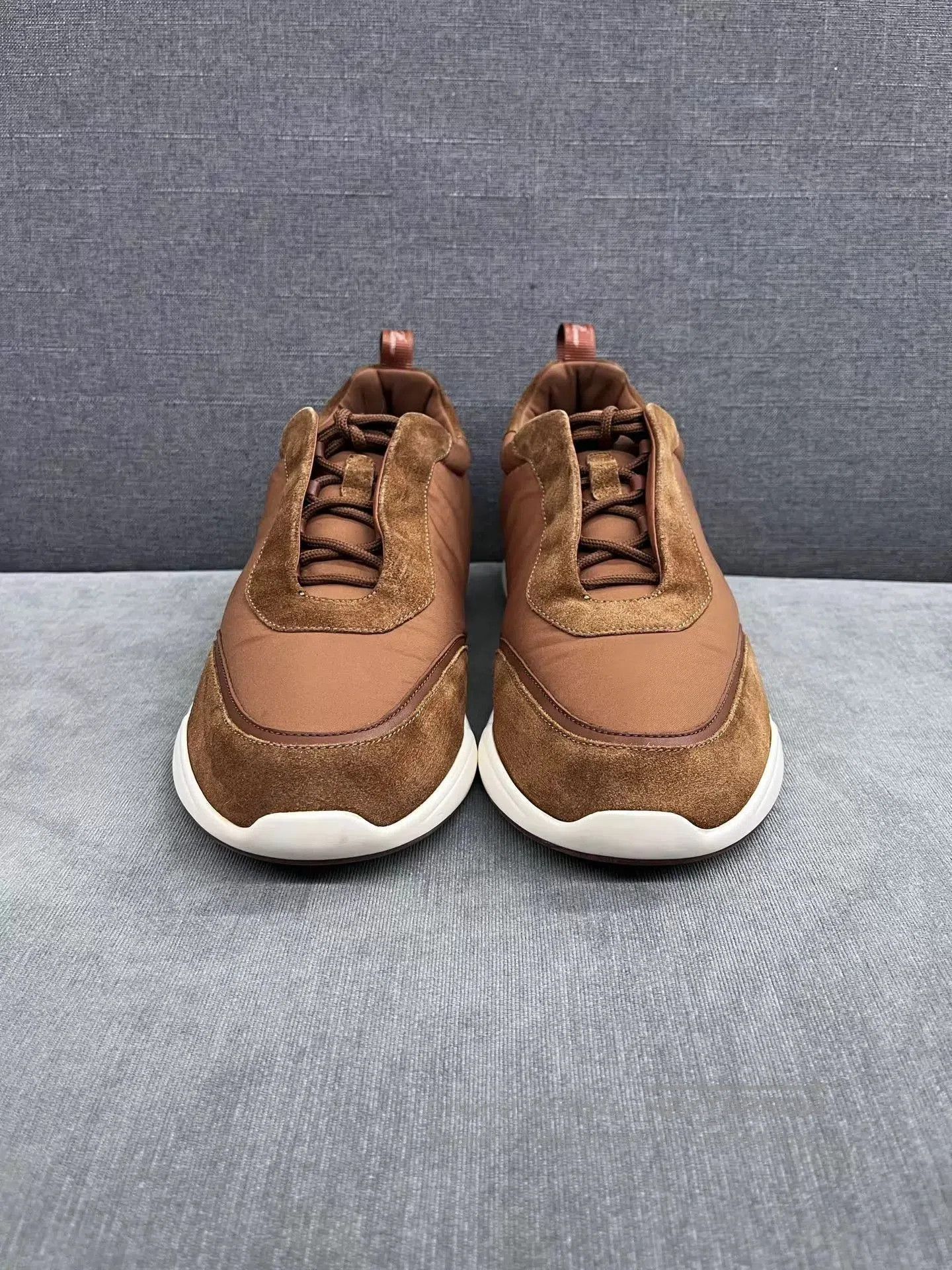 Loro Piana Brown Lowtop Sneakers Size 10. Size US 10 / EU 43 - 2 Thumbnail