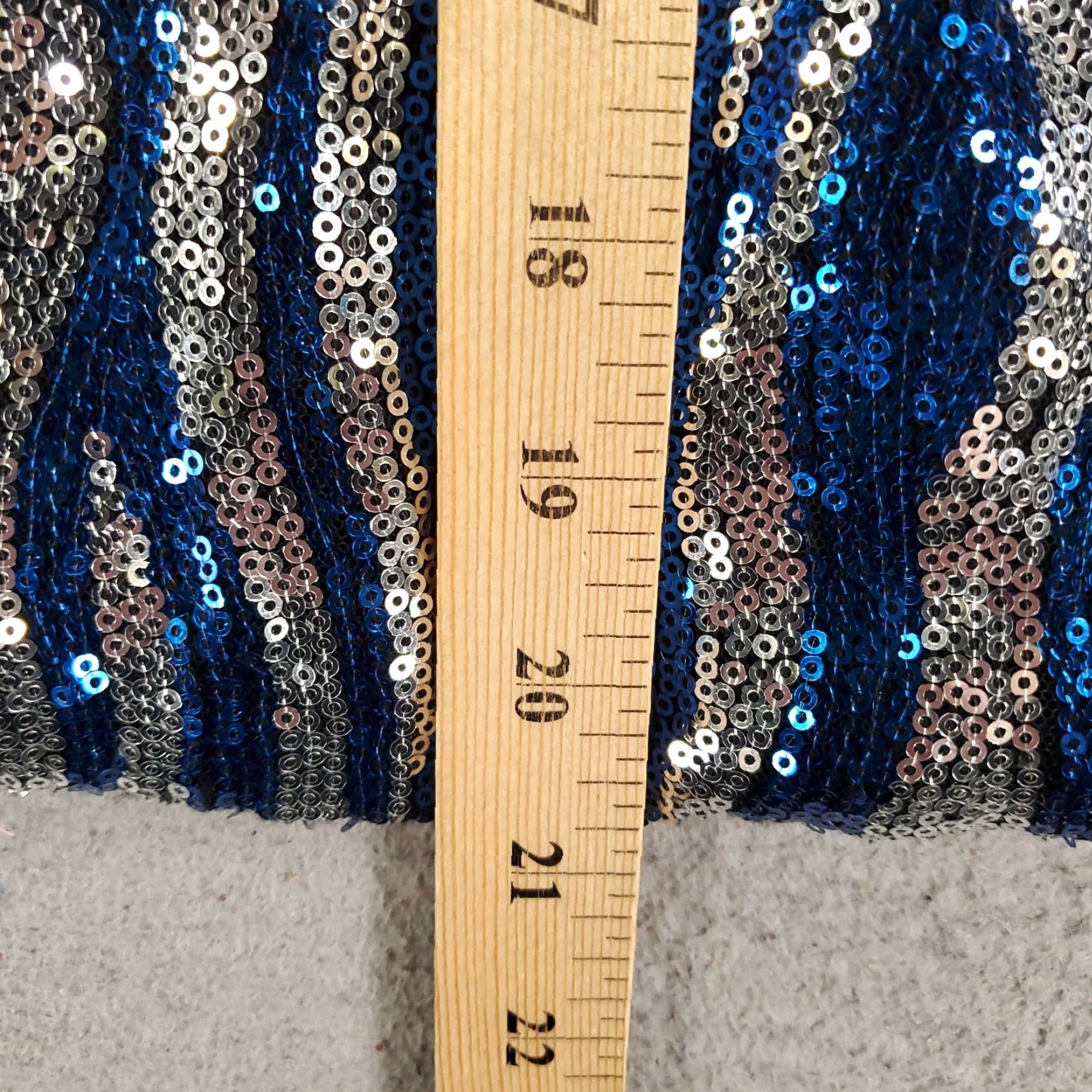 Vintage Sequin Top Womens Medium Blue Black Zebra Print Club Shirt Clubwear Going Out Shirt Womens M Zebra Print Sequin Batwing Sleeve Casual Party/Cocktail Size M / US 6-8 / IT 42-44 - 3 Thumbnail