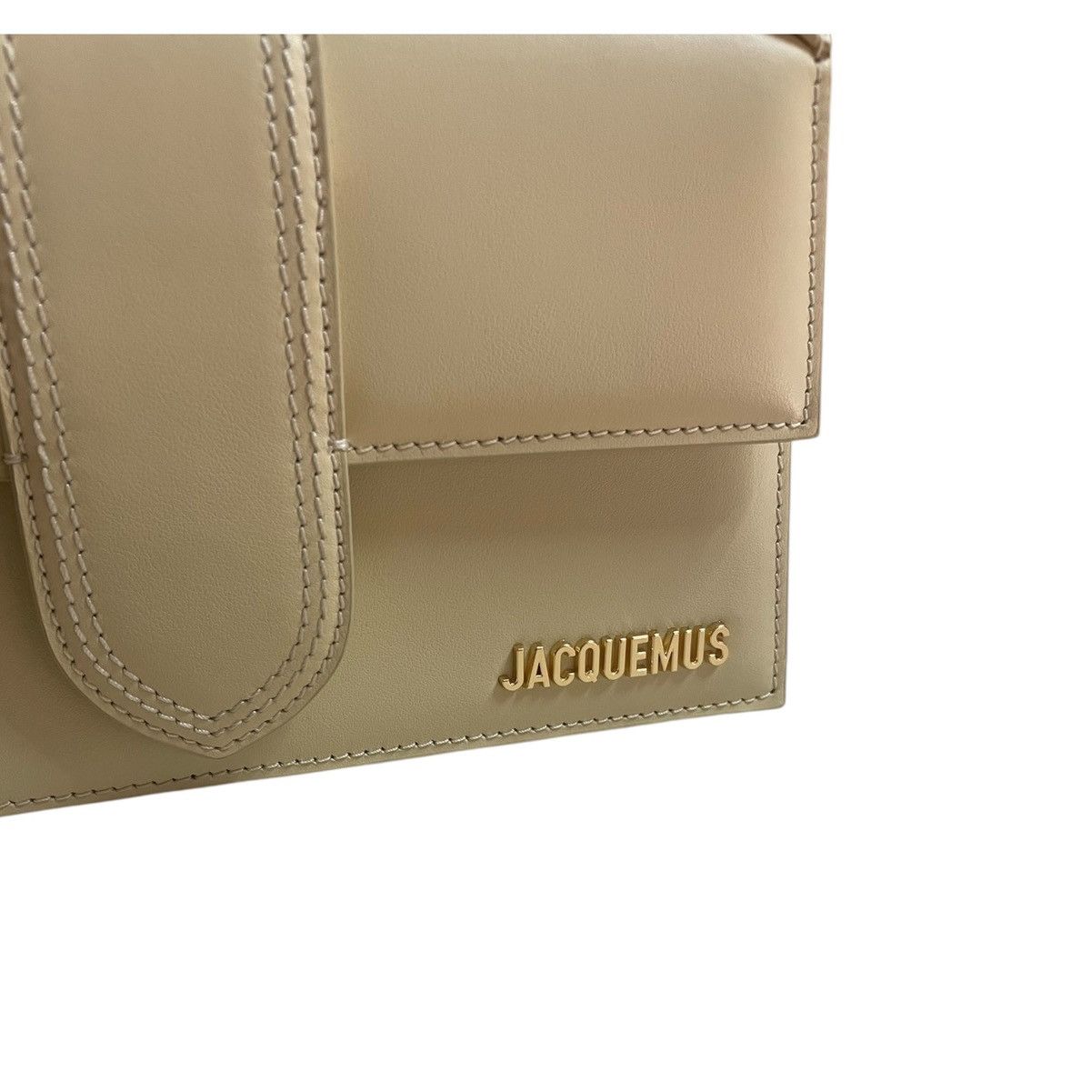 Jacquemus Jacquemus Le Grand Bambino Beige Gold Size ONE SIZE - 4 Thumbnail