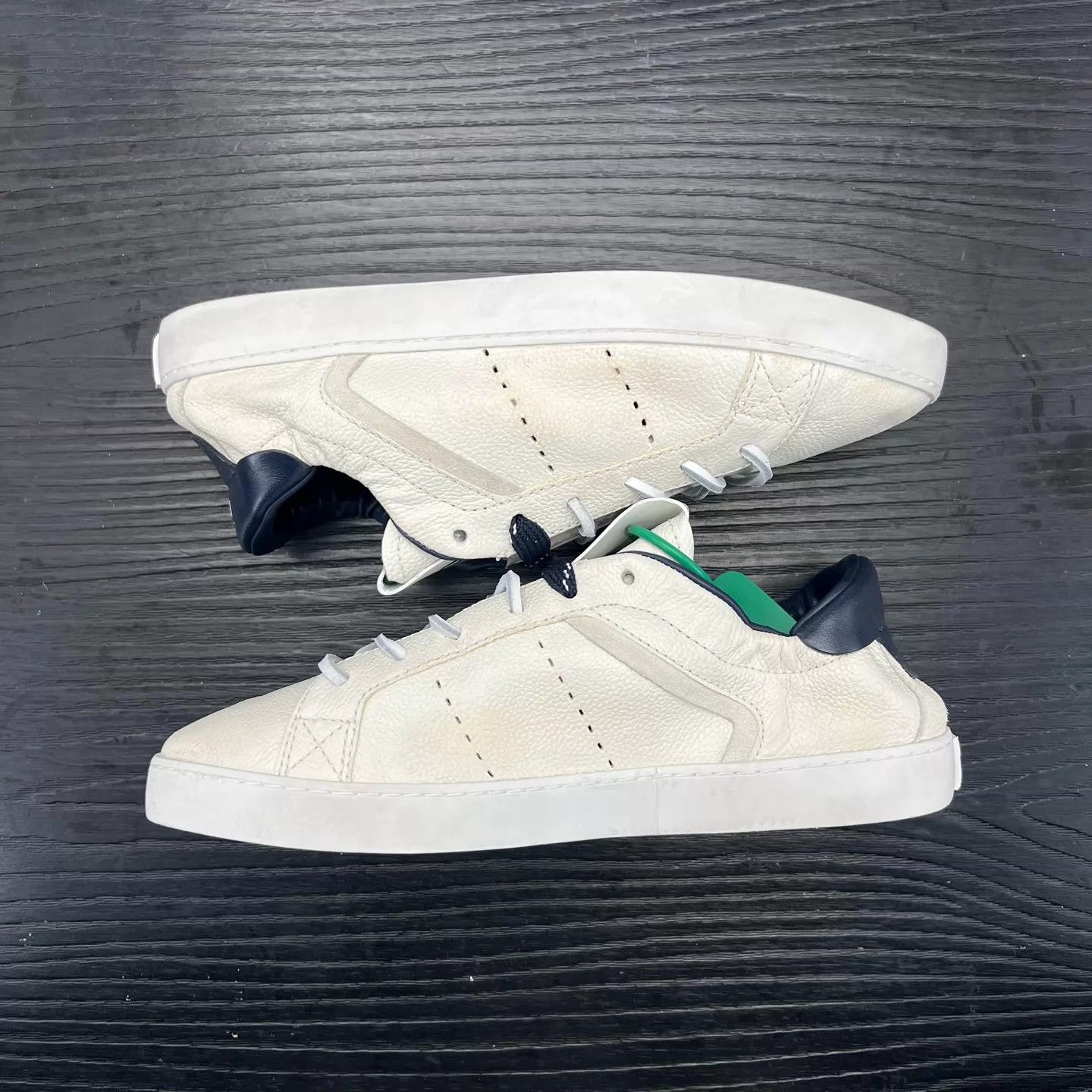 Miu Miu MIU MIU Deco Distressed White Sneakers 37 Size US 6.5 / IT 36.5 - 5 Thumbnail