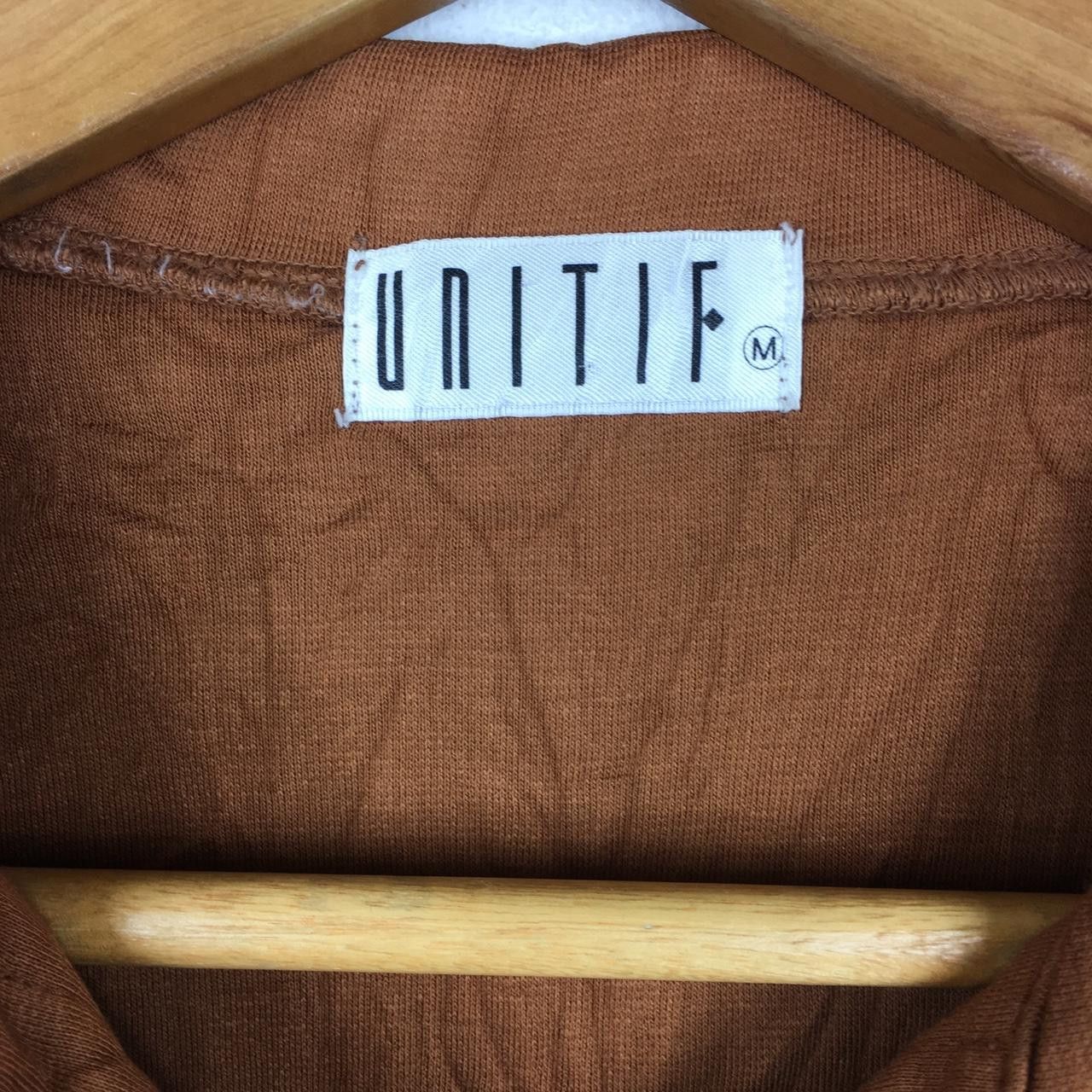 Vintage Vtg UNITIF JAPAN Snap Button Brown Cardigan Jacket Sweater Size US M / EU 48-50 / 2 - 3 Thumbnail