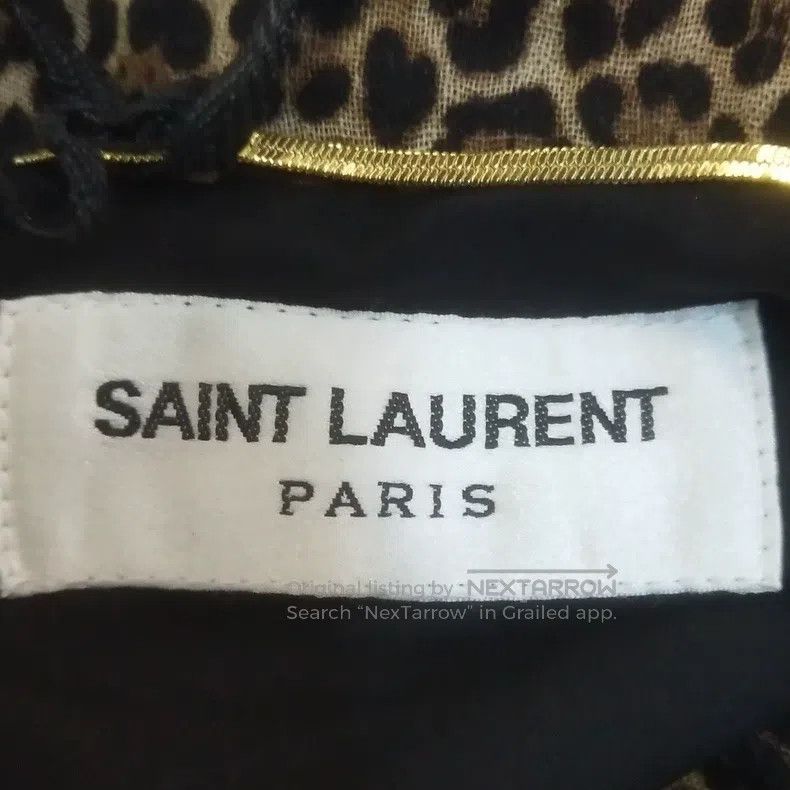Saint Laurent Paris Saint Laurent Paris Long-sleeved bow tie dress with mini s Size XXS / US 00 / IT 34 - 4 Thumbnail