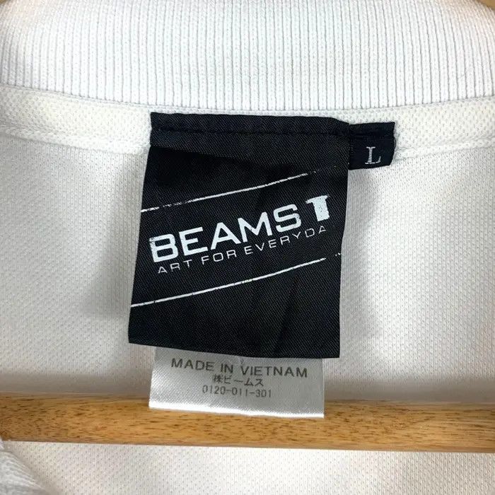 Beams Plus BEAMS PLUS BEAMST Collection Bear White Polo Tee Shirt Size US L / EU 52-54 / 3 - 8 Thumbnail