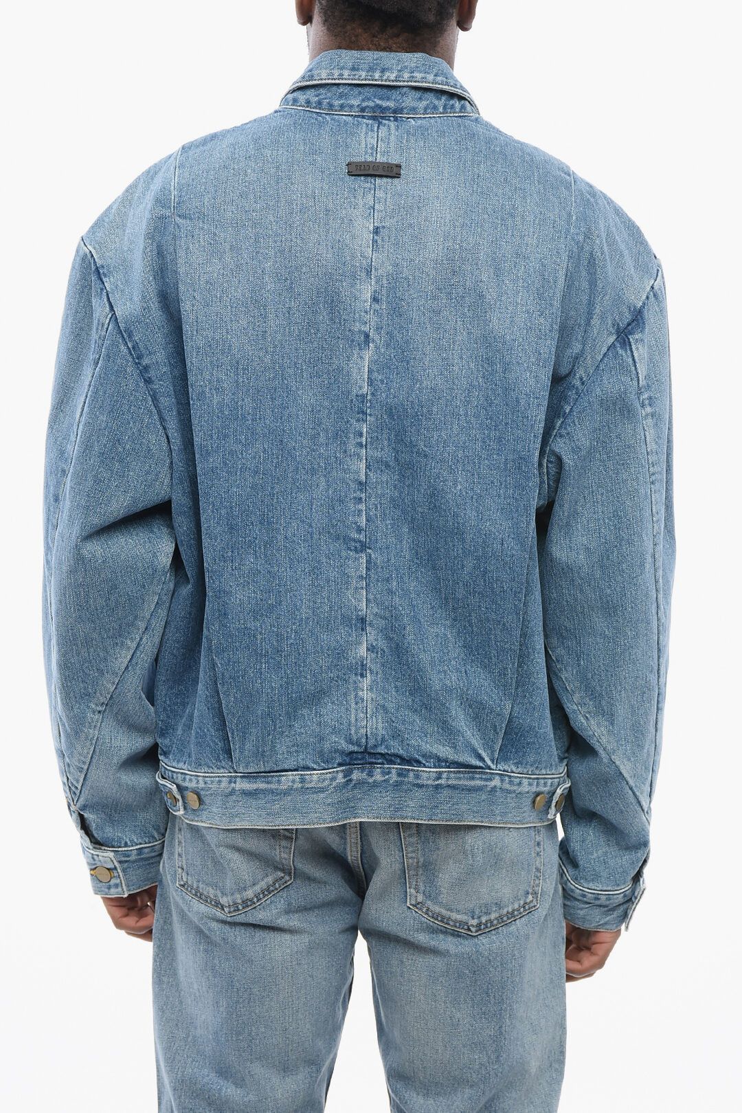 Fear of God og1mm0825 Front Zipped Denim Jacket in Blue Size US L / EU 52-54 / 3 - 2 Thumbnail