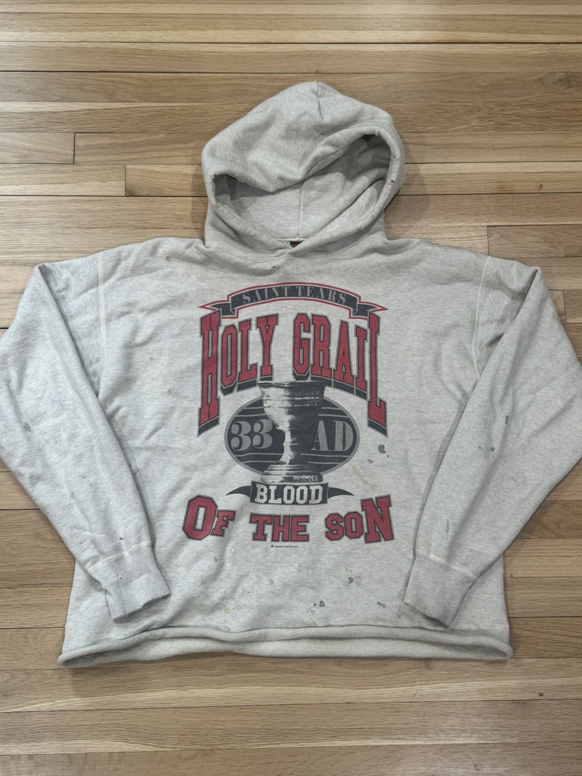 DENIM TEARS × Saint Michael DENIM TEARS / SAINT MICHAEL / HOLY GRAIL HOODIE SAINT TEARS Size US XL / EU 56 / 4 - 1 Thumbnail