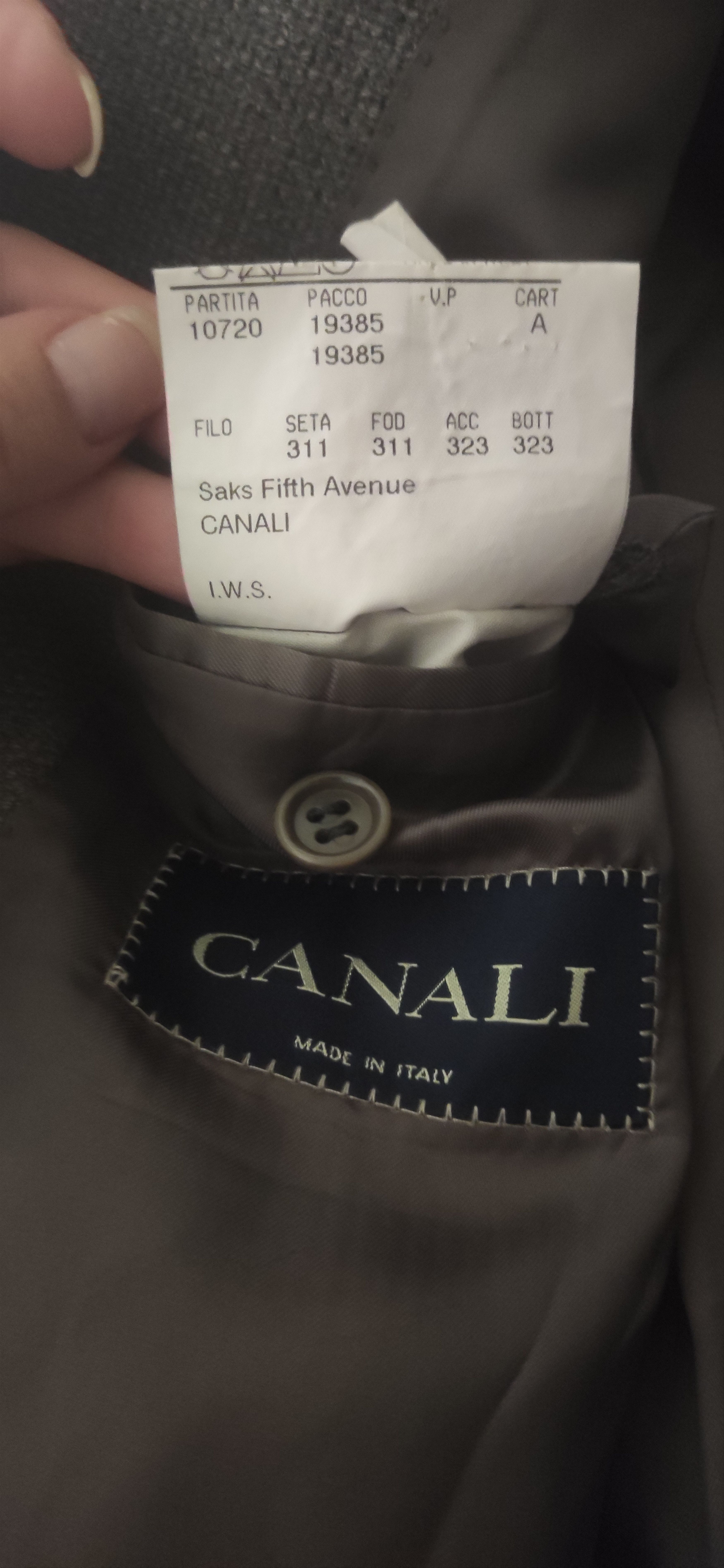 Canali The men's blazer Canali Size 48R - 6 Thumbnail