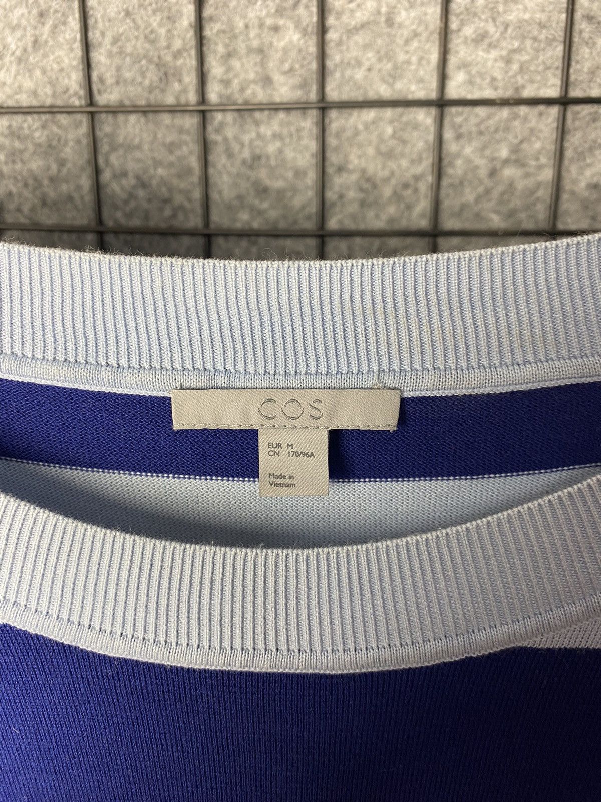 Cos × Vintage Cos Vintage Striped Knitted Short Sleeve Sweater Size M Size US M / EU 48-50 / 2 - 3 Thumbnail