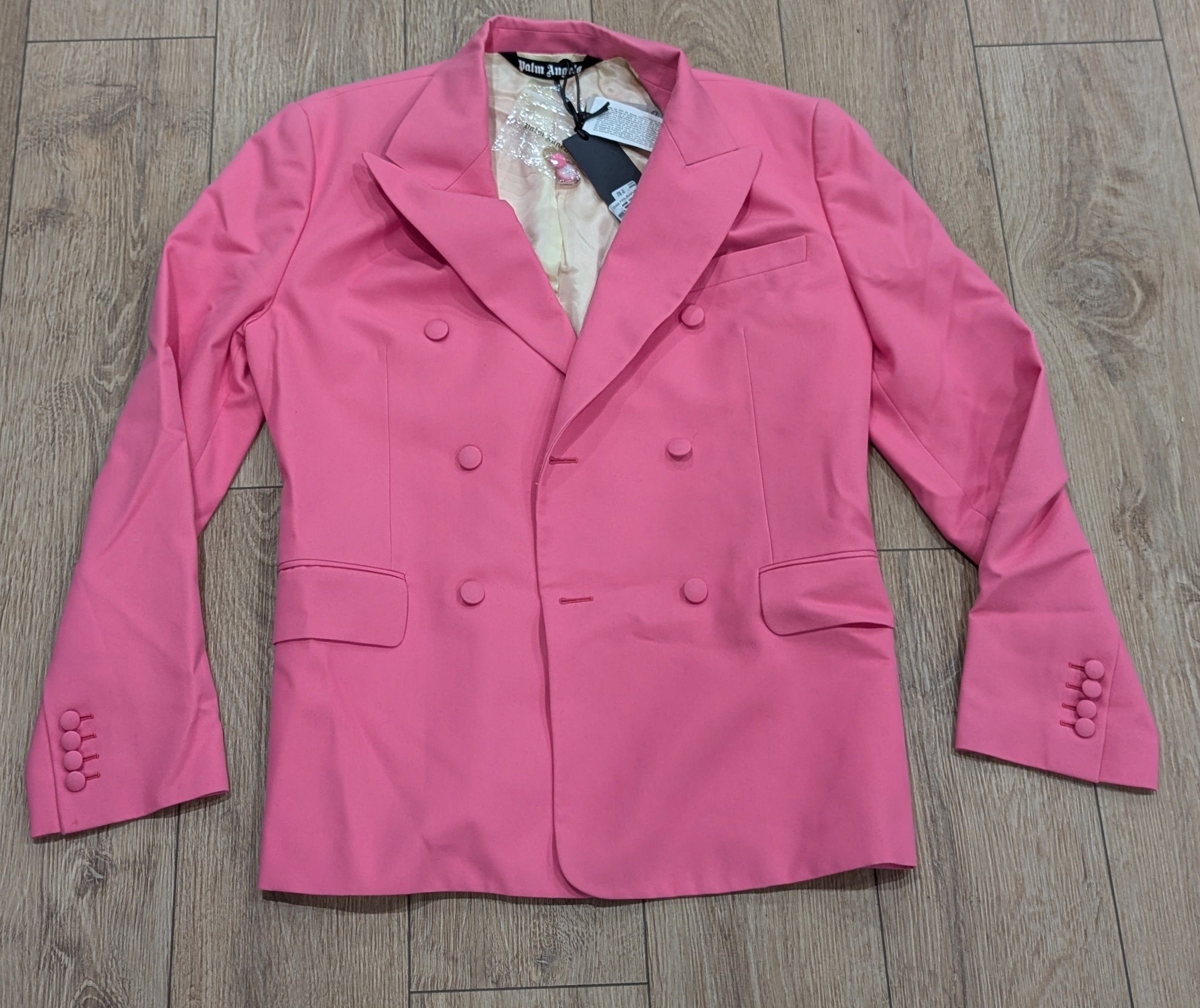 Palm Angels PALM ANGELS "Sonny" Double Breasted Blazer 50R US 40R Size 40R - 1 Thumbnail
