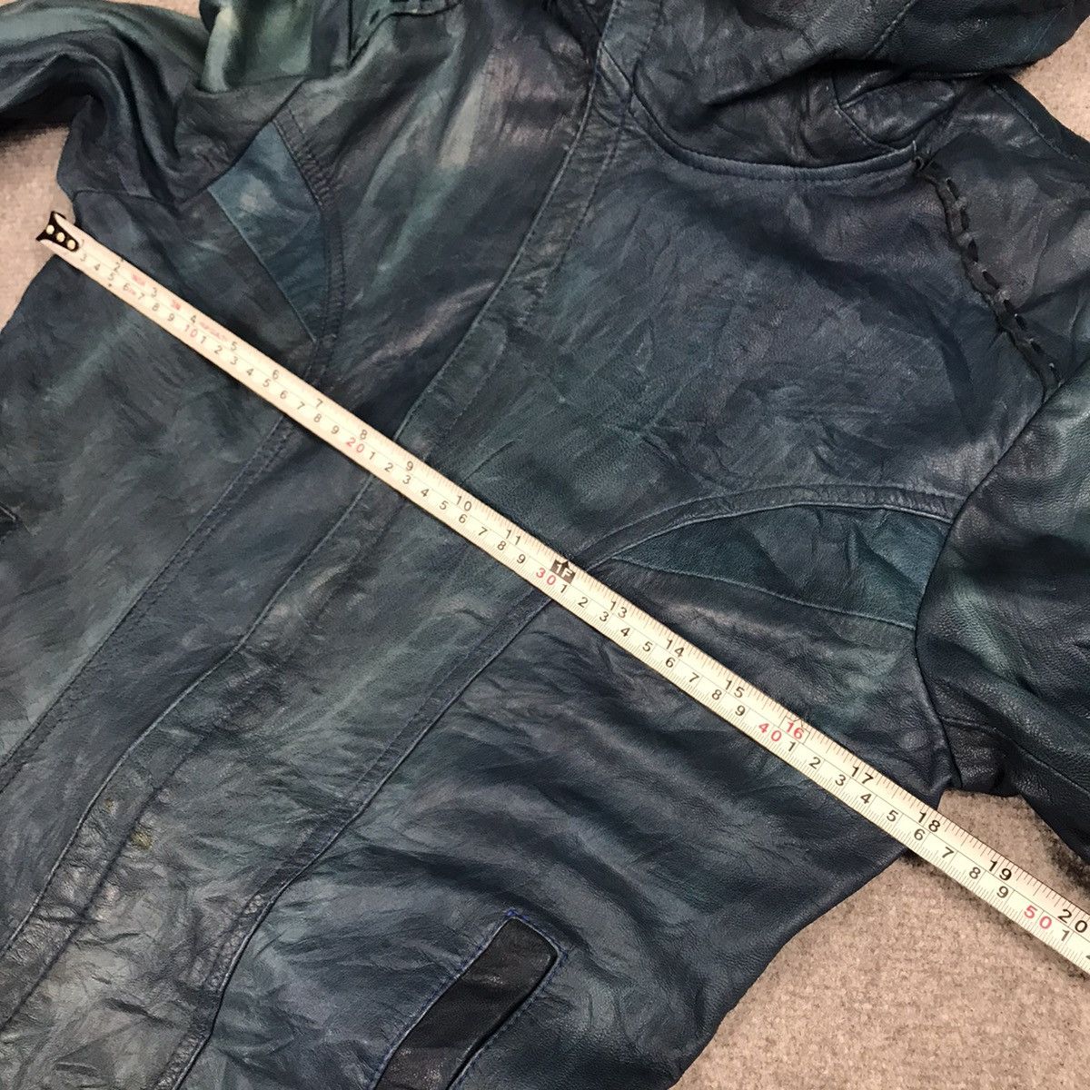 14th Addiction 14th Addiction Ifsixwasnine Style Leather Faded Jacket Size US S / EU 44-46 / 1 - 23 Thumbnail