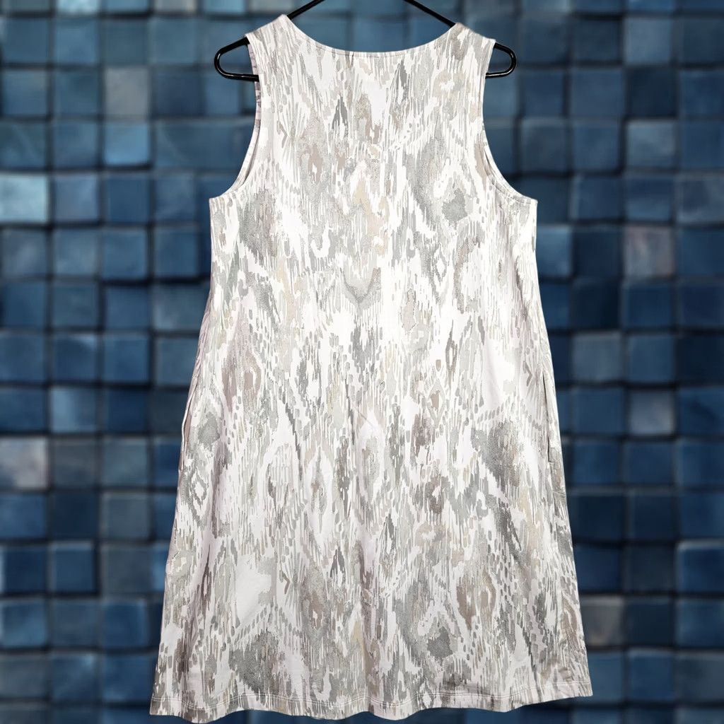 J. Jill J. Jill Pure Jill Abstract Print Sleeveless A-Line Shift Dress Multicolor Sz M Men/Women? Ladies Size M / US 6-8 / IT 42-44 - 1 Thumbnail