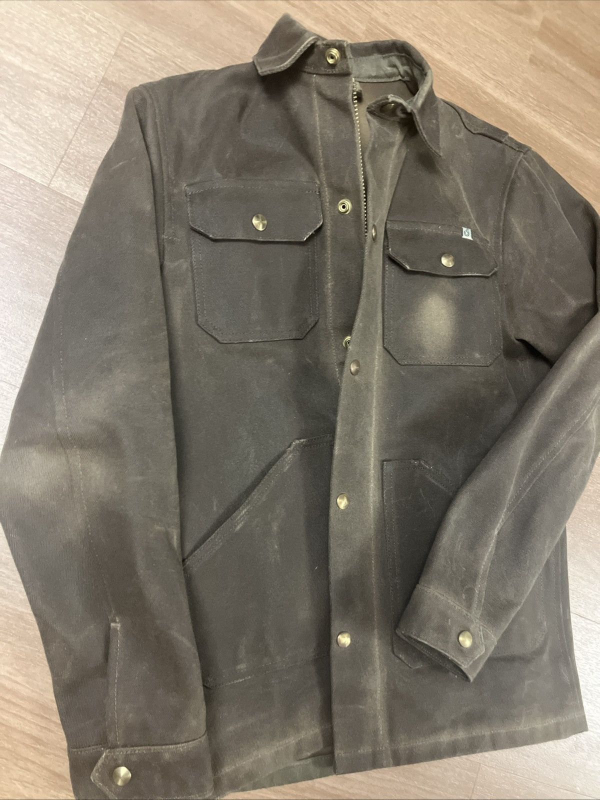 Ship John Ship John Wills Jacket Tan 24oz Waxed V2 XS Long Lined Size US XS / EU 42 / 0 - 6 Thumbnail
