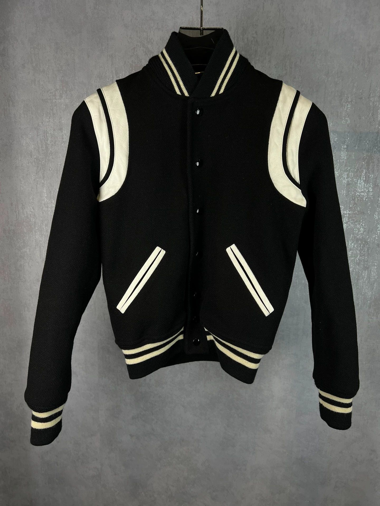 Saint Laurent Paris Saint Laurent Paris Classic baseball jacket Size US M / EU 48-50 / 2 - 1 Thumbnail