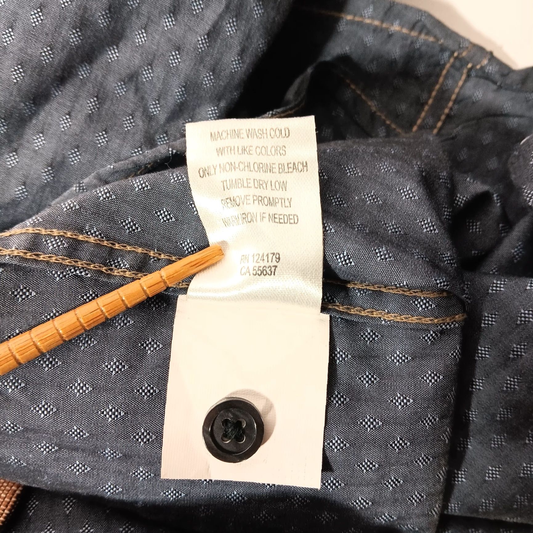 Johnston & Murphy Johnston & Murphy Shirt Men L Slim Blue Diamond Woven Cotton Button Up Short Sleeve Collared Button-Front Shirt Size US L / EU 52-54 / 3 - 5 Thumbnail