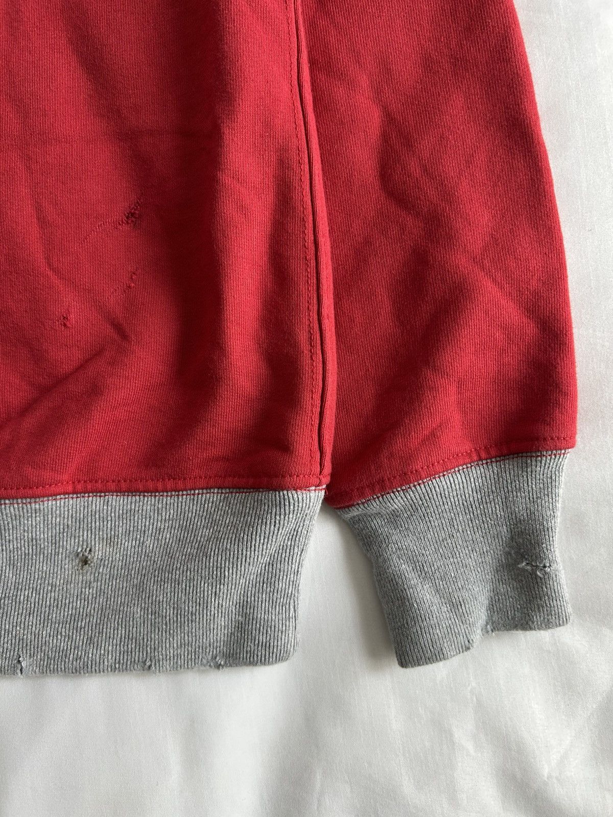 Samuel Zelig Samuel Zelig Two Tone Blank Crewneck Sample Double V French Size US L / EU 52-54 / 3 - 2 Thumbnail