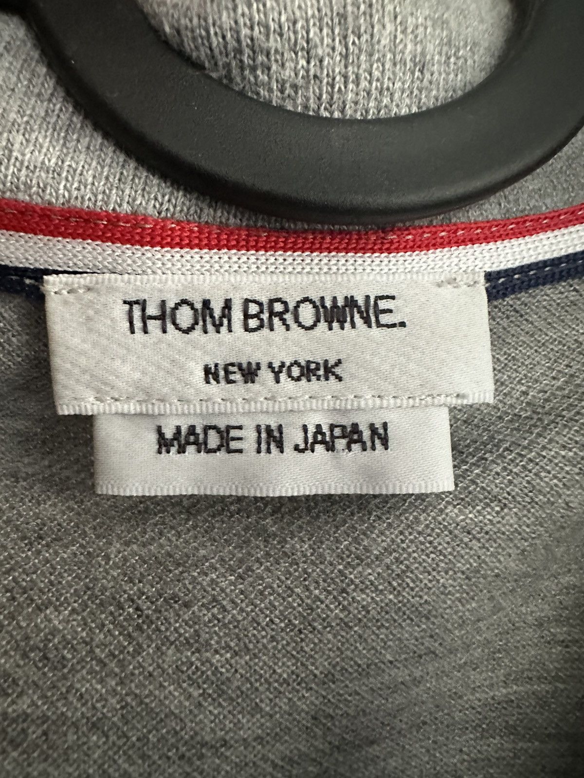Thom Browne Thom Browne grey polo Size US M / EU 48-50 / 2 - 2 Thumbnail