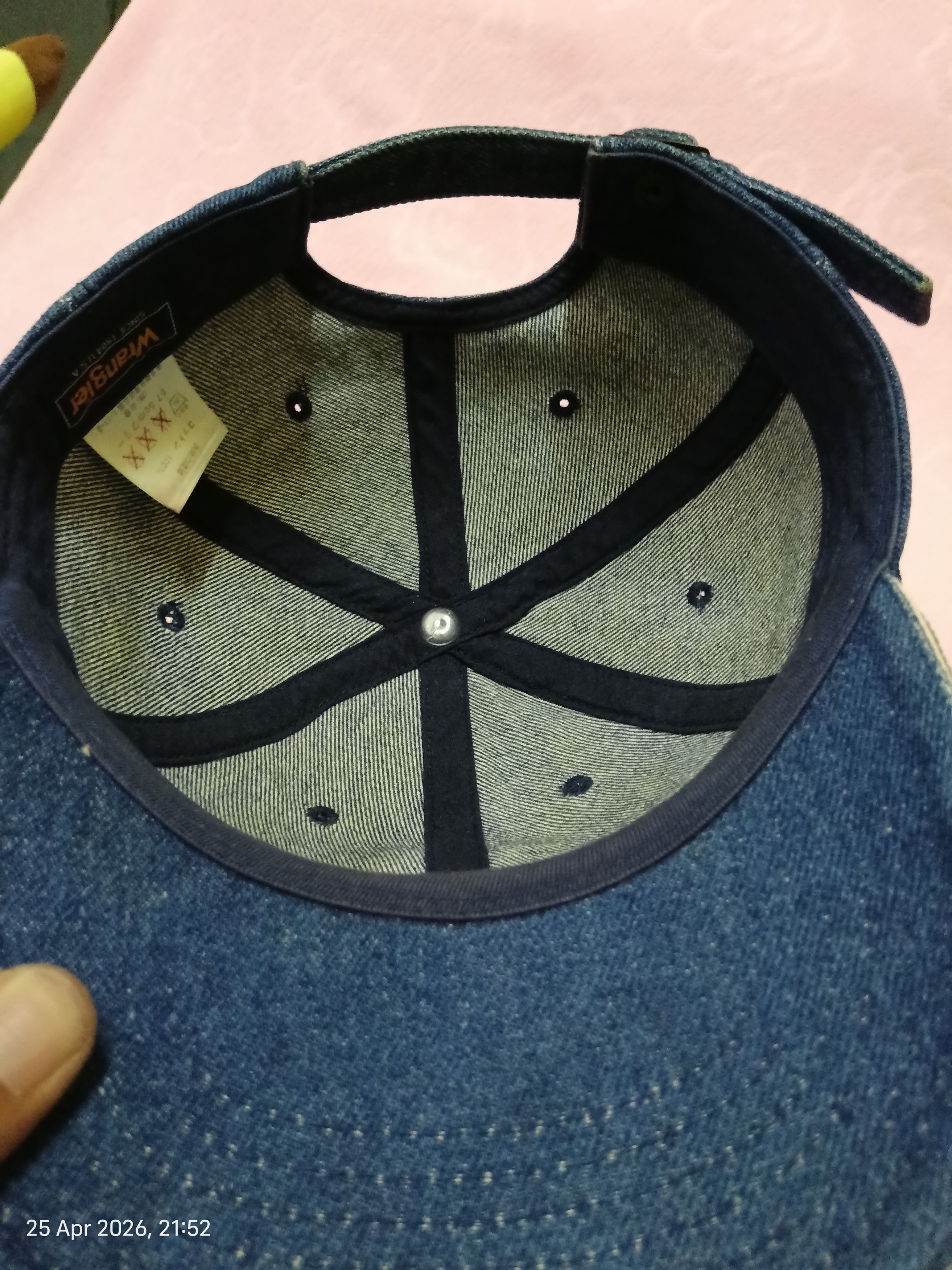 Wrangler VINTAGE DENIM TEARS WRANGLER CAP HAT Size ONE SIZE - 8 Thumbnail