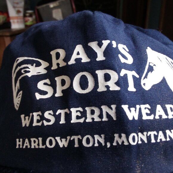 Other Vintage Ray's Sport Western Wear Snap Trucker Hat Size ONE SIZE - 2 Thumbnail