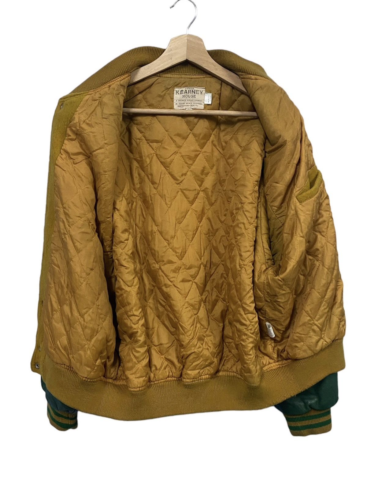Vintage Vintage Kearney House Varsity Jacket Leather Sleeve Size US L / EU 52-54 / 3 - 4 Thumbnail