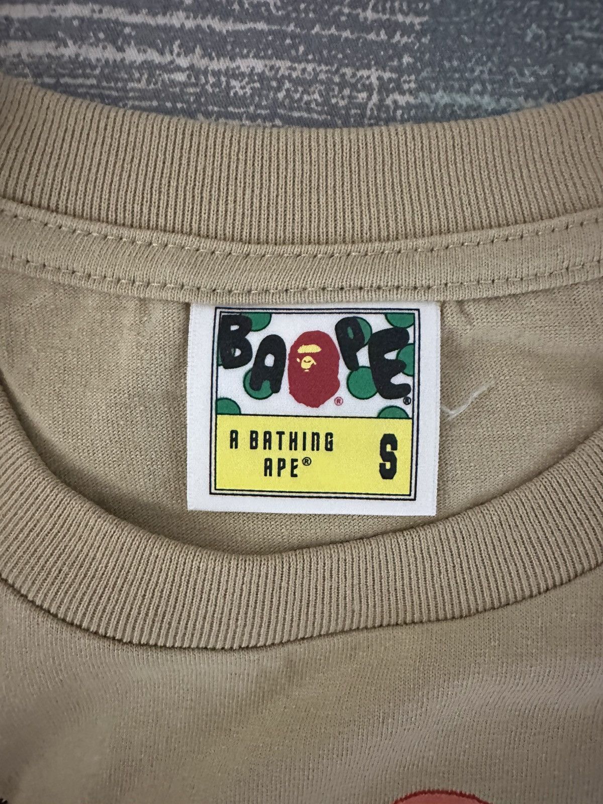 Bape BAPE Graffiti WGM Tee 'Beige' Size US S / EU 44-46 / 1 - 4 Thumbnail