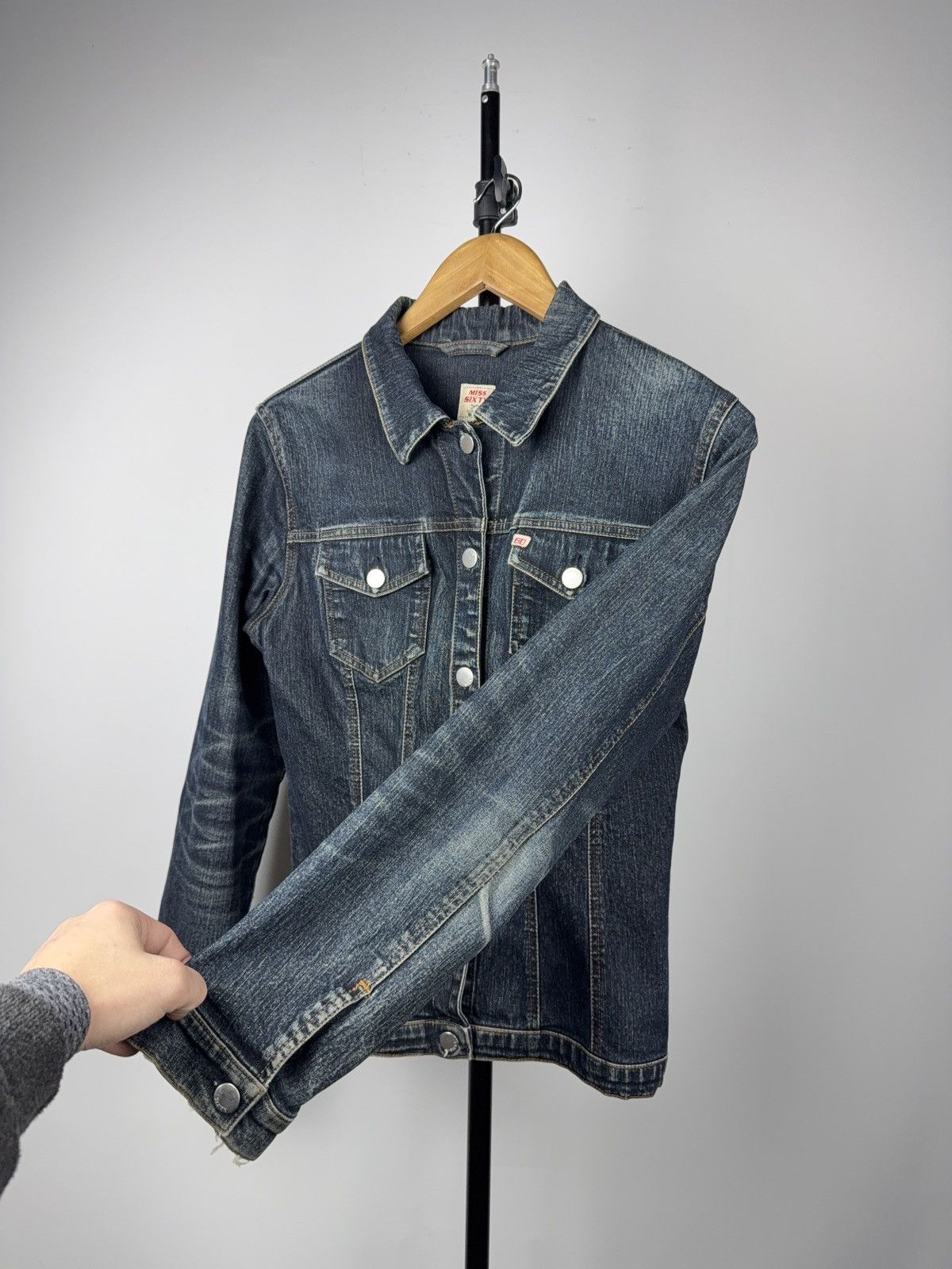 Miss Sixty Vintage 90s retro y2k Miss Sixty Western Italy denim jacket Size M / US 6-8 / IT 42-44 - 6 Thumbnail