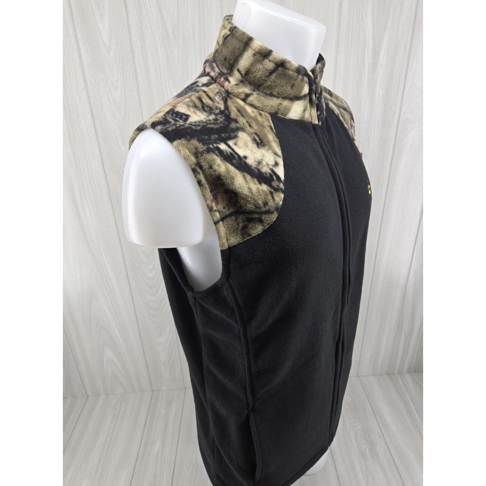 Vintage Browning Fleece Vest Men’s Medium Outdoors Hunting Black Camo Vest Mens Size US M / EU 48-50 / 2 - 7 Thumbnail