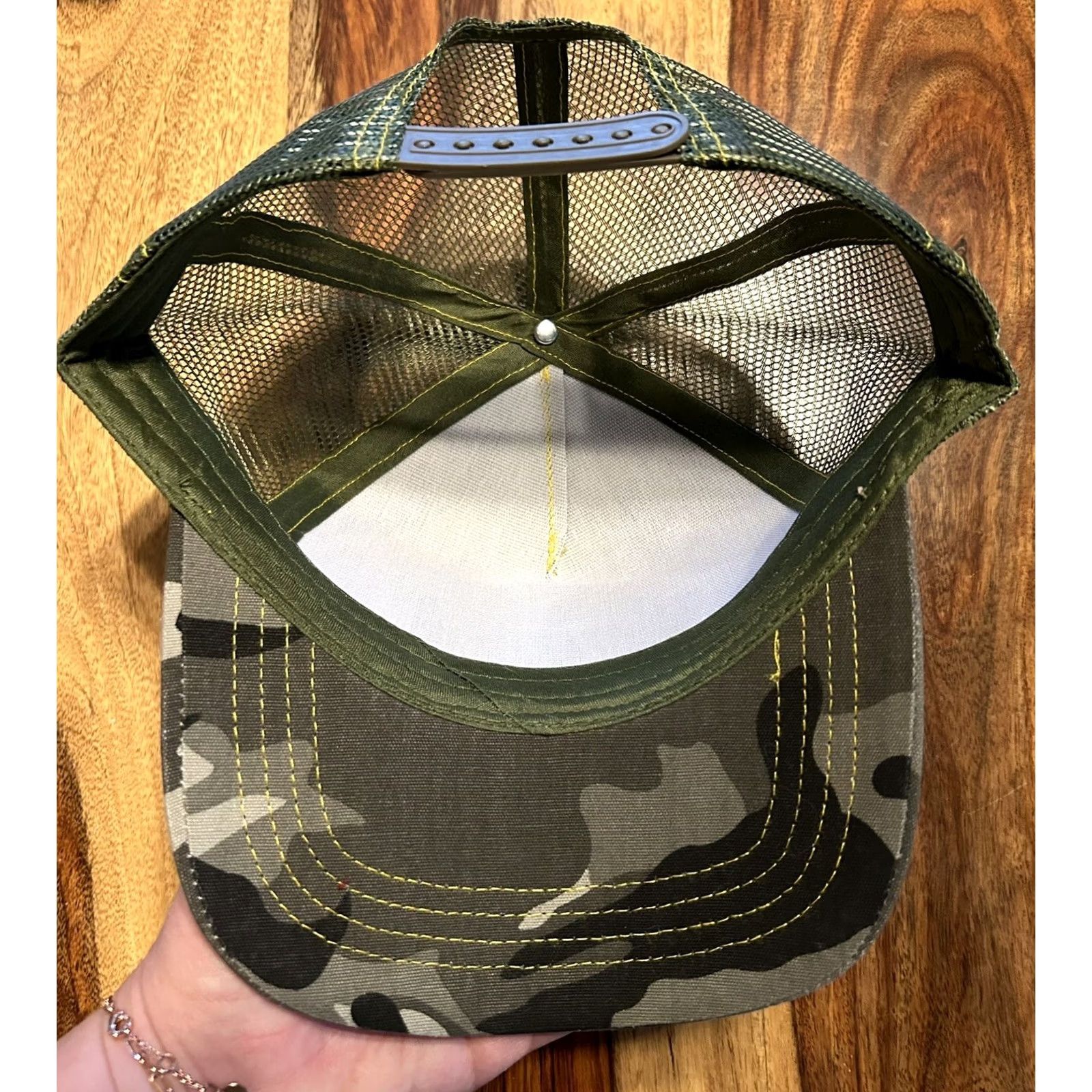 Patagonia VINTAGE Northern Patagonia Lodge Hat Legendary Waters Camo Fly Fishing Argentina Size ONE SIZE - 7 Thumbnail
