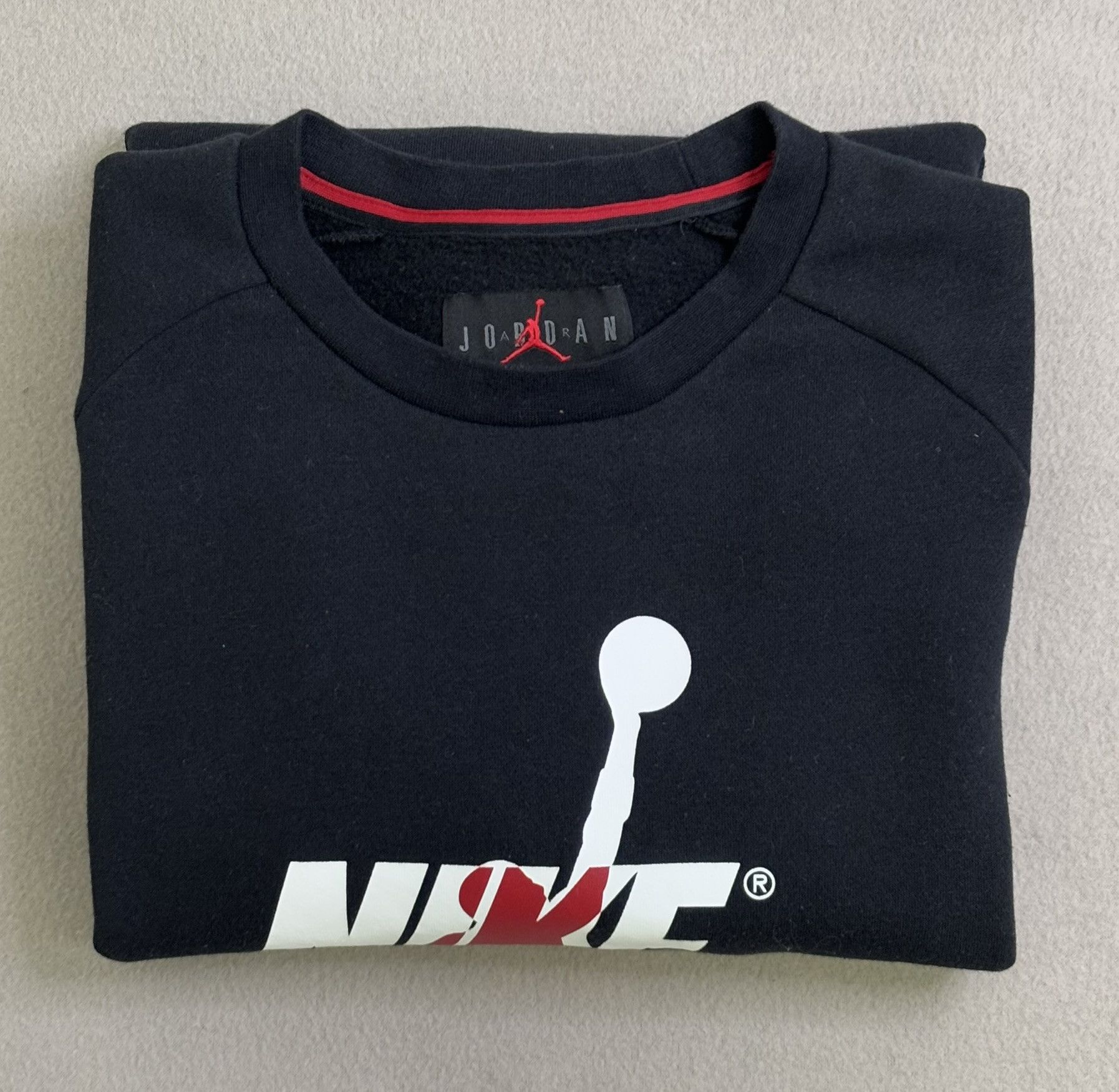 Jordan Brand × Nike Air Jordan Nike Black sweatshirt Big Logo size L Size US L / EU 52-54 / 3 - 14 Thumbnail