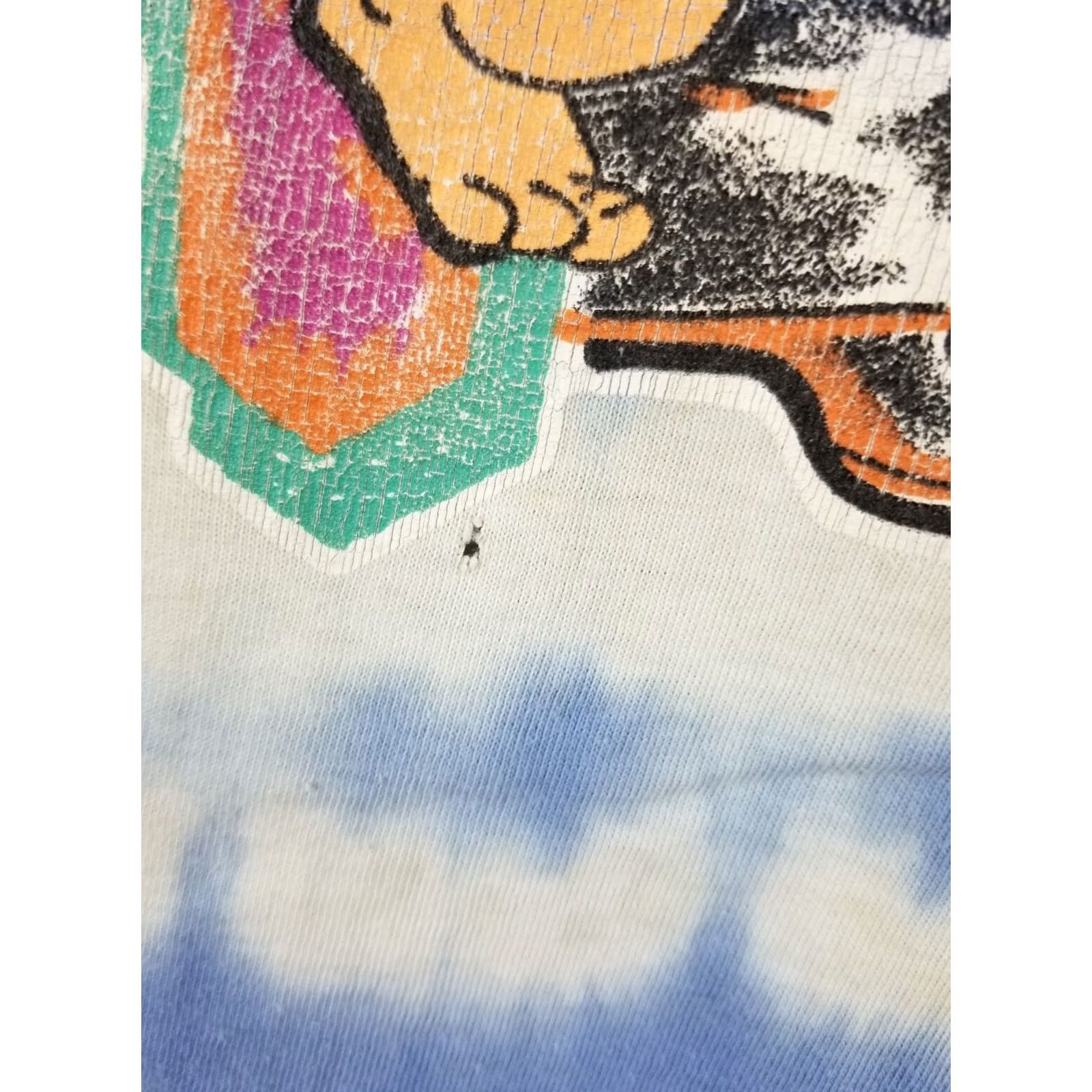 Vintage VINTAGE 94' FLINTSTONES SLAM 2 SIDE PRINT SINGLE STITCH CARTOON T-SHIRT SZ LARGE Size US L / EU 52-54 / 3 - 4 Thumbnail