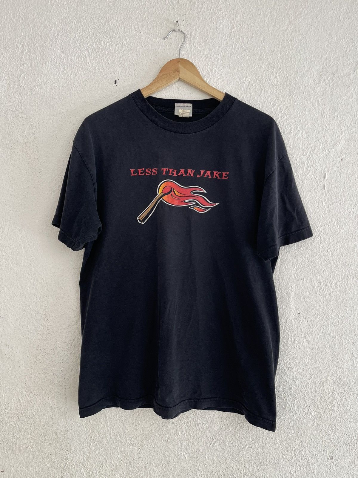 image of Band Tees x Vintage Less Than Jake Tee in Black, Men's (Size Large)