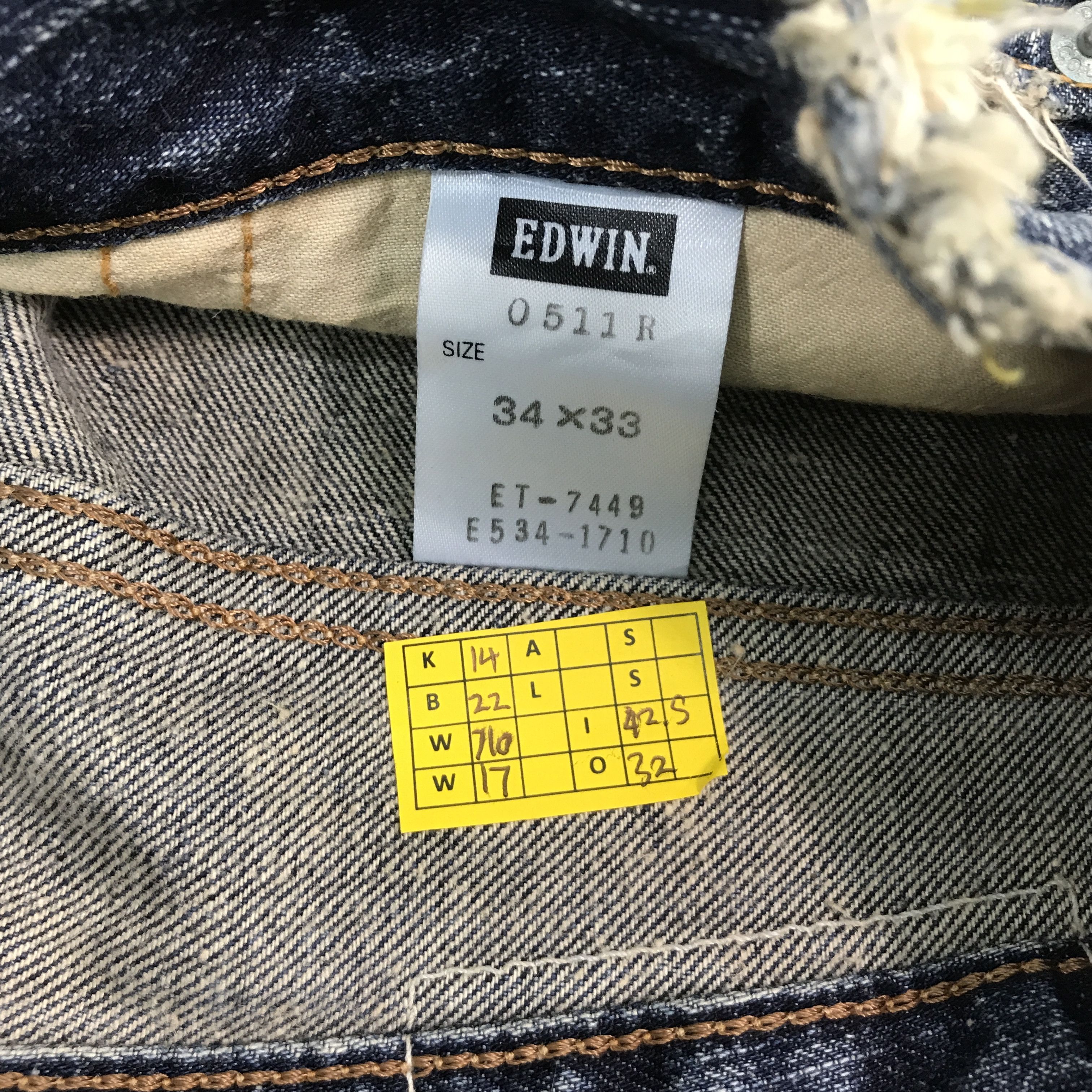 Edwin × Japanese Brand Flared edwin Japan bootcut distressed jeans Size US 34 / EU 50 - 13 Thumbnail