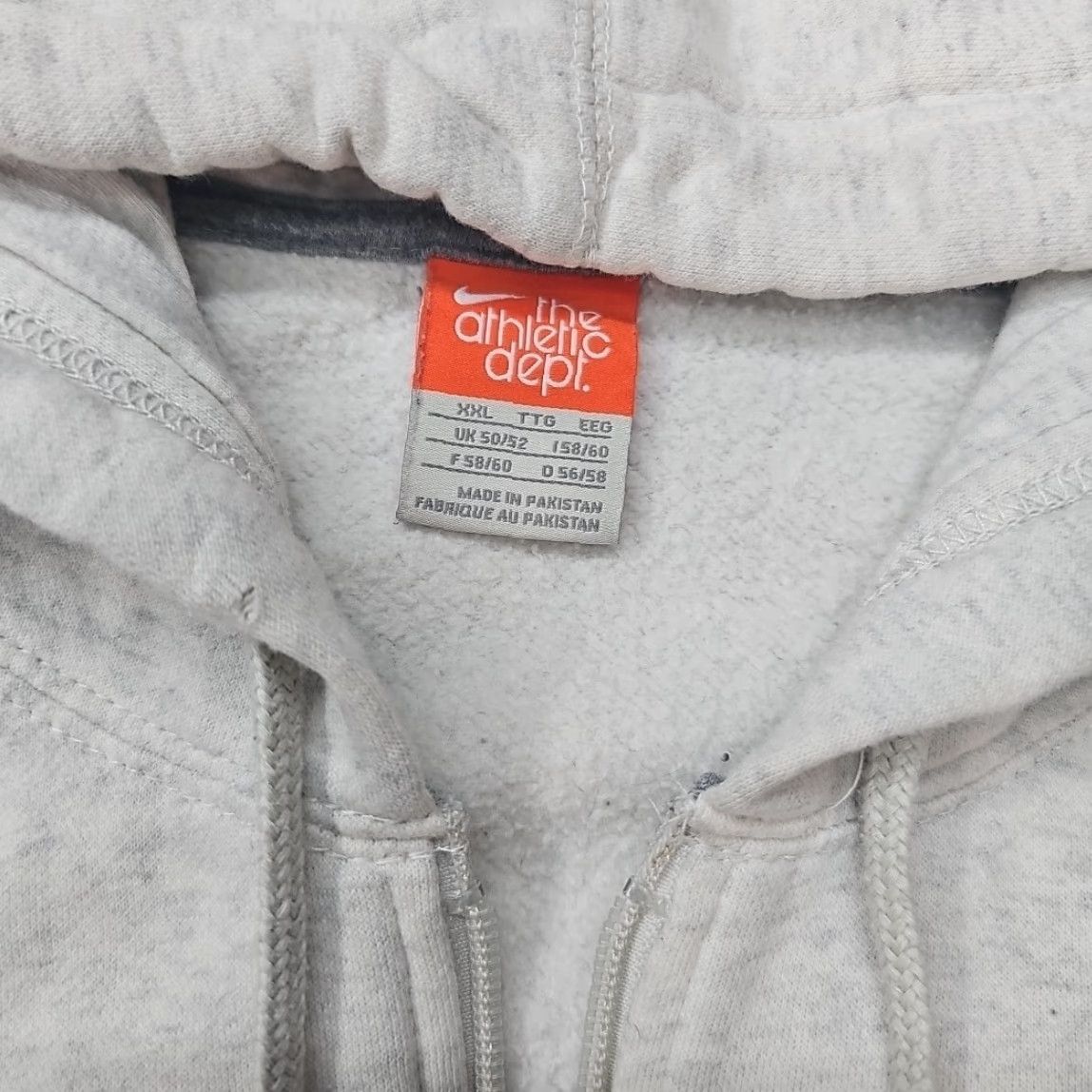 Nike Nike Hoodie Men 2XL White Full Zip The Athletic Depot Y2K Sweatshirt Size US XXL / EU 58 / 5 - 3 Thumbnail