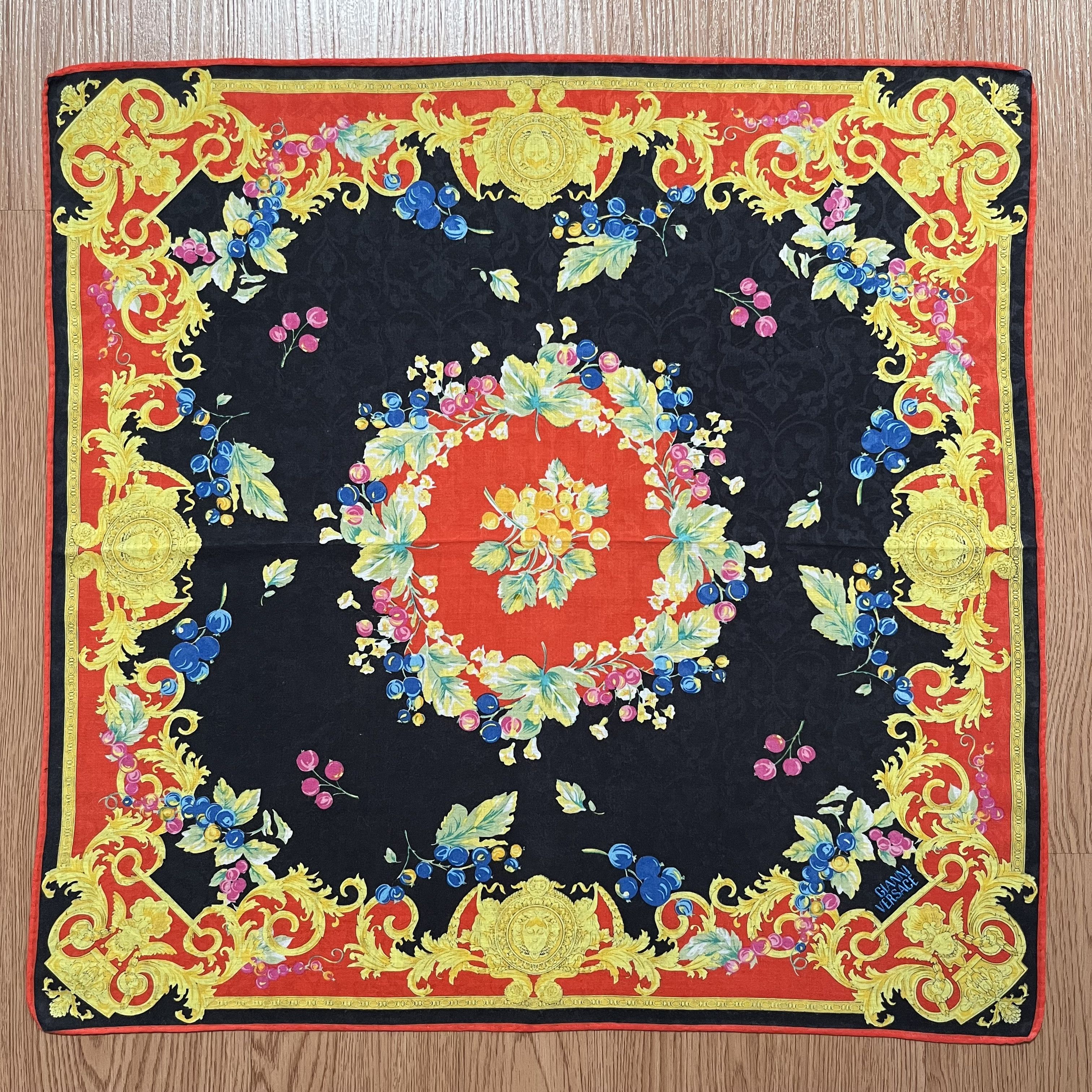 Versace Vintage Versace Handkerchief Size ONE SIZE - 1 Thumbnail