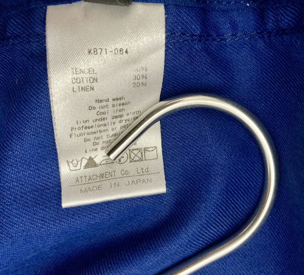 Attachment × Japanese Brand × Kazuyuki Kumagai Attachment KAZUYUKI KUMAGAI Tencel Zip-Up Hoodie ink blue Size US M / EU 48-50 / 2 - 19 Thumbnail