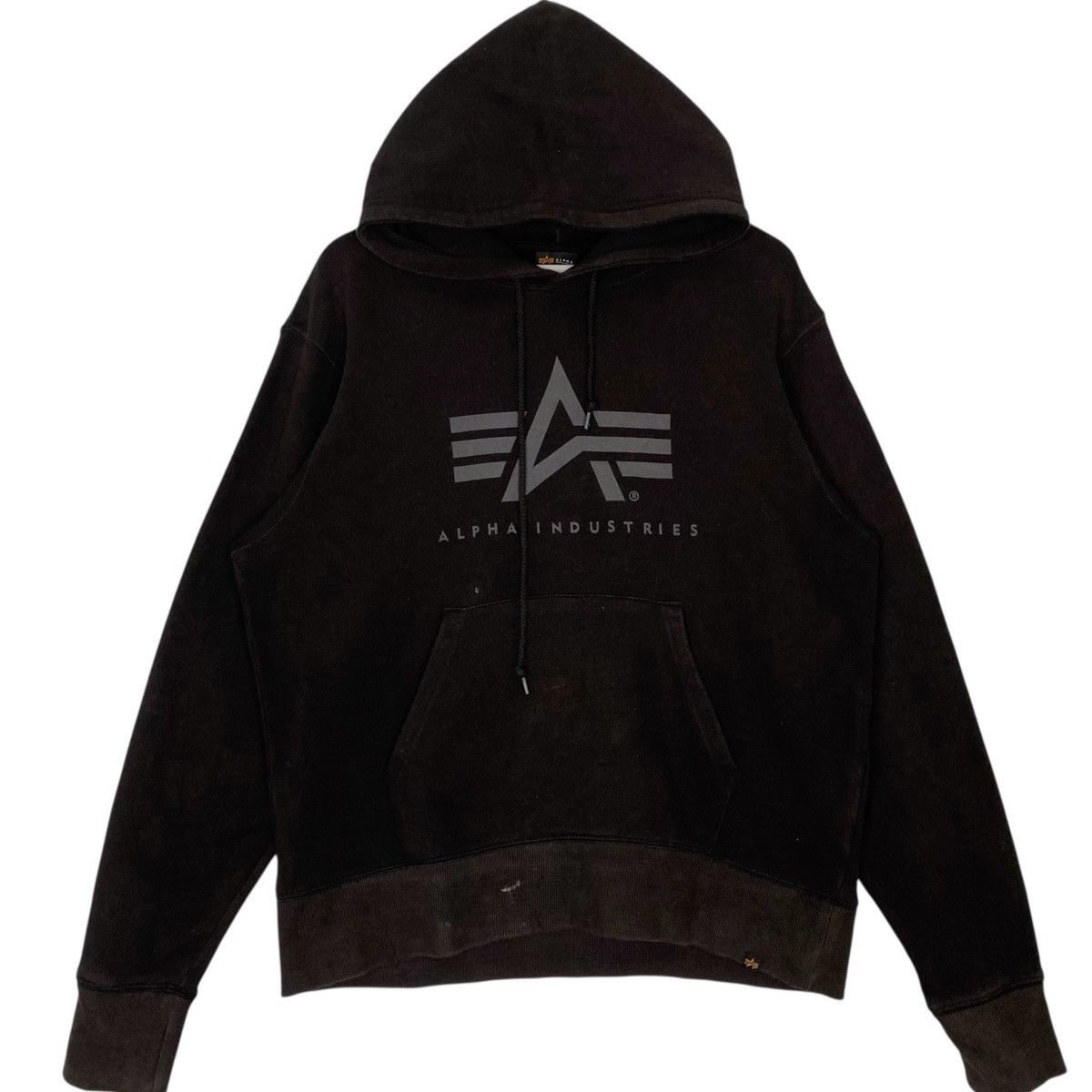 Other Vintage Alpha Industries Hoodie Sweater Big Logo Black SizeM Size US M / EU 48-50 / 2 - 1 Thumbnail