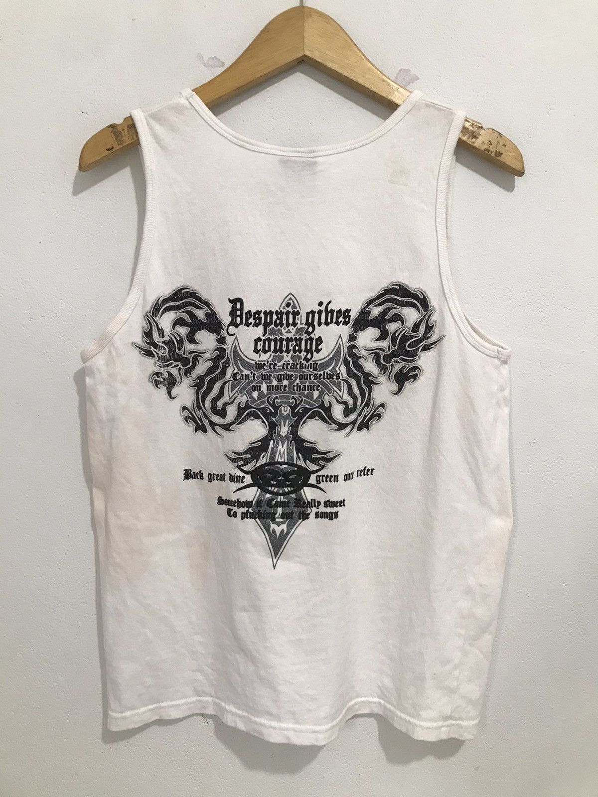 If Six Was Nine Japanese Poem tanktop gothic punk ifsix lgb kmrii goa style Size US M / EU 48-50 / 2 - 2 Thumbnail