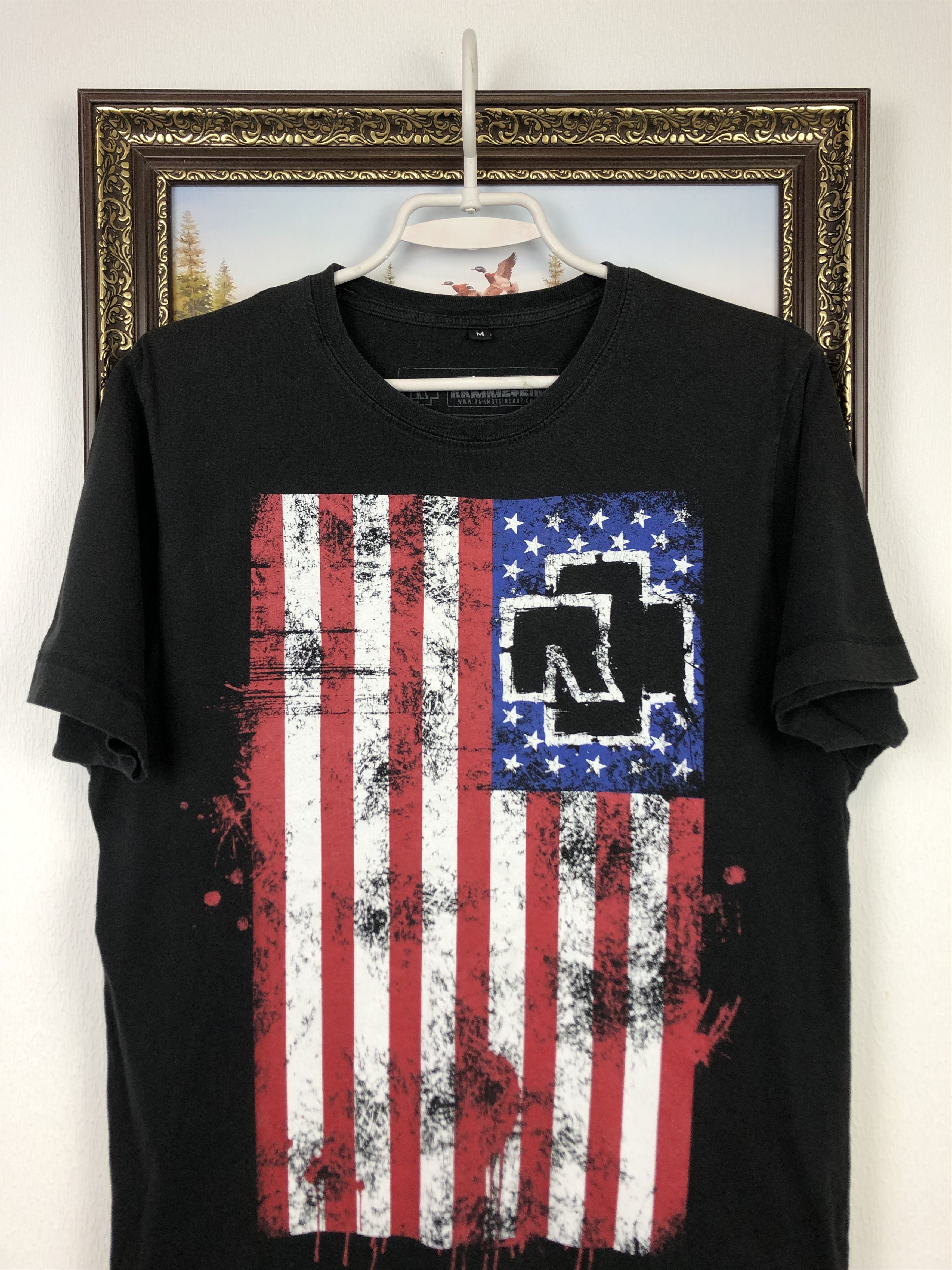 Band Tees Rammstein We Are Living In America Band Shirt Over Print Tee Size US M / EU 48-50 / 2 - 2 Thumbnail
