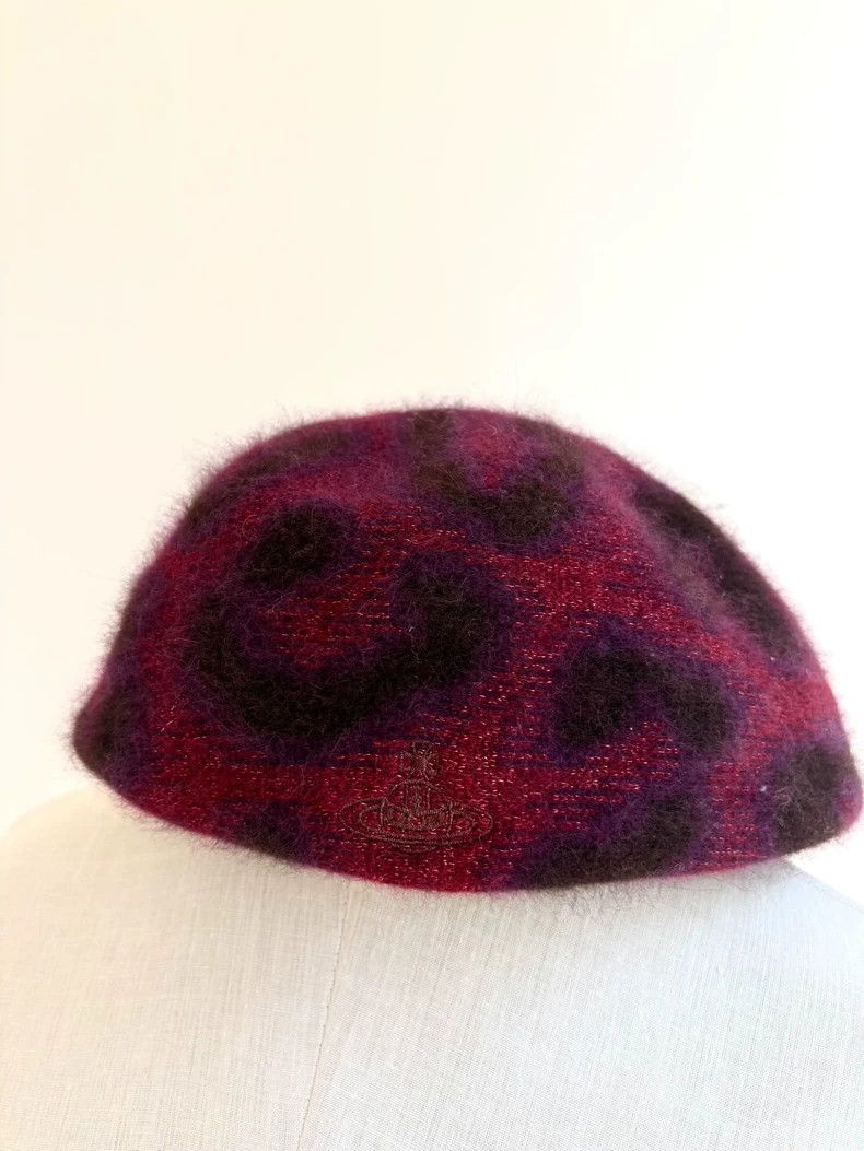 Vivienne Westwood Vivienne Westwood An old black and red leopard beret Size ONE SIZE - 1 Thumbnail