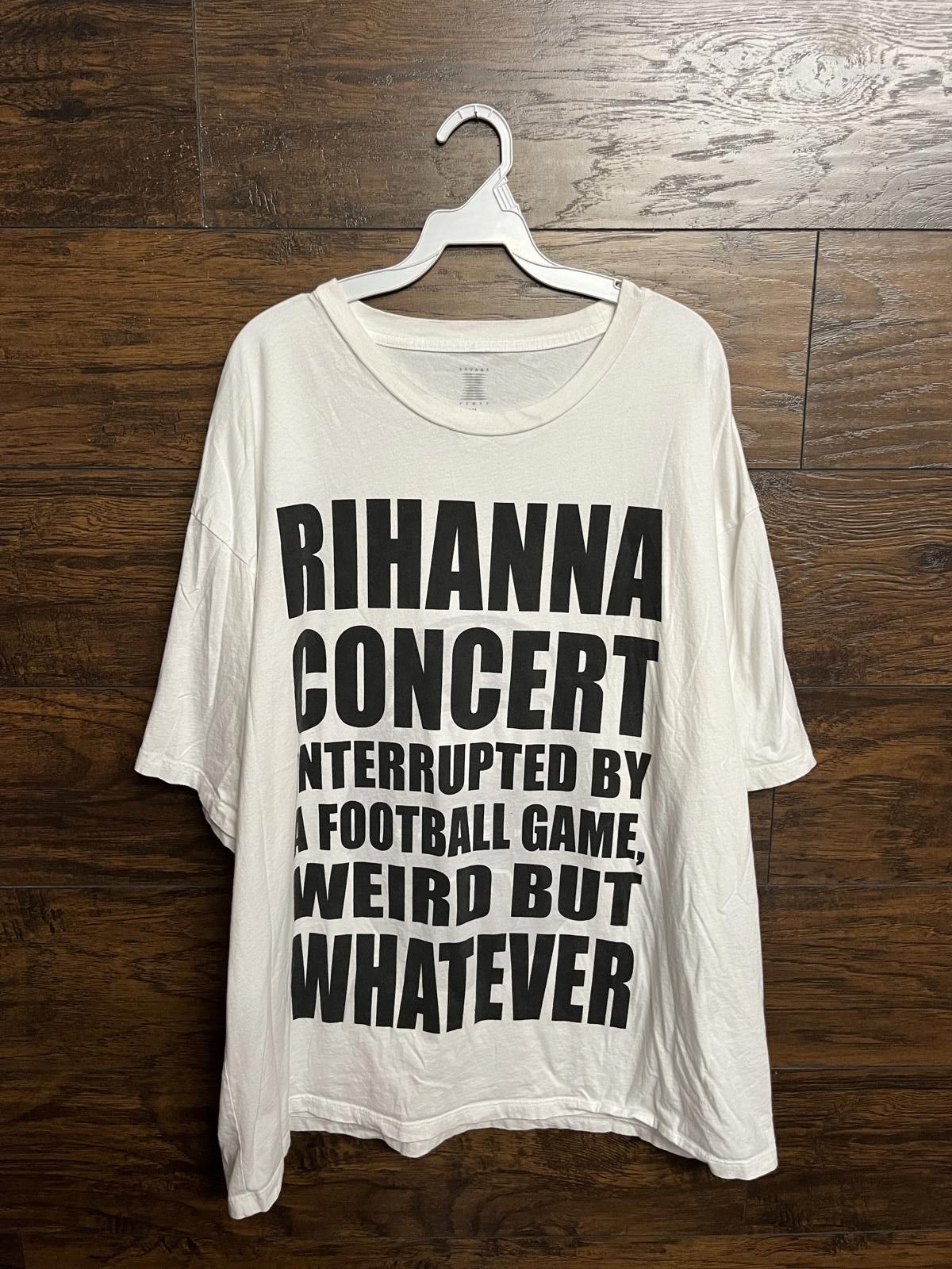 Designer SAVAGE X FENTY: By Rihanna T-shirt Superbowl LVII Show XL Size US XL / EU 56 / 4 - 2 Thumbnail