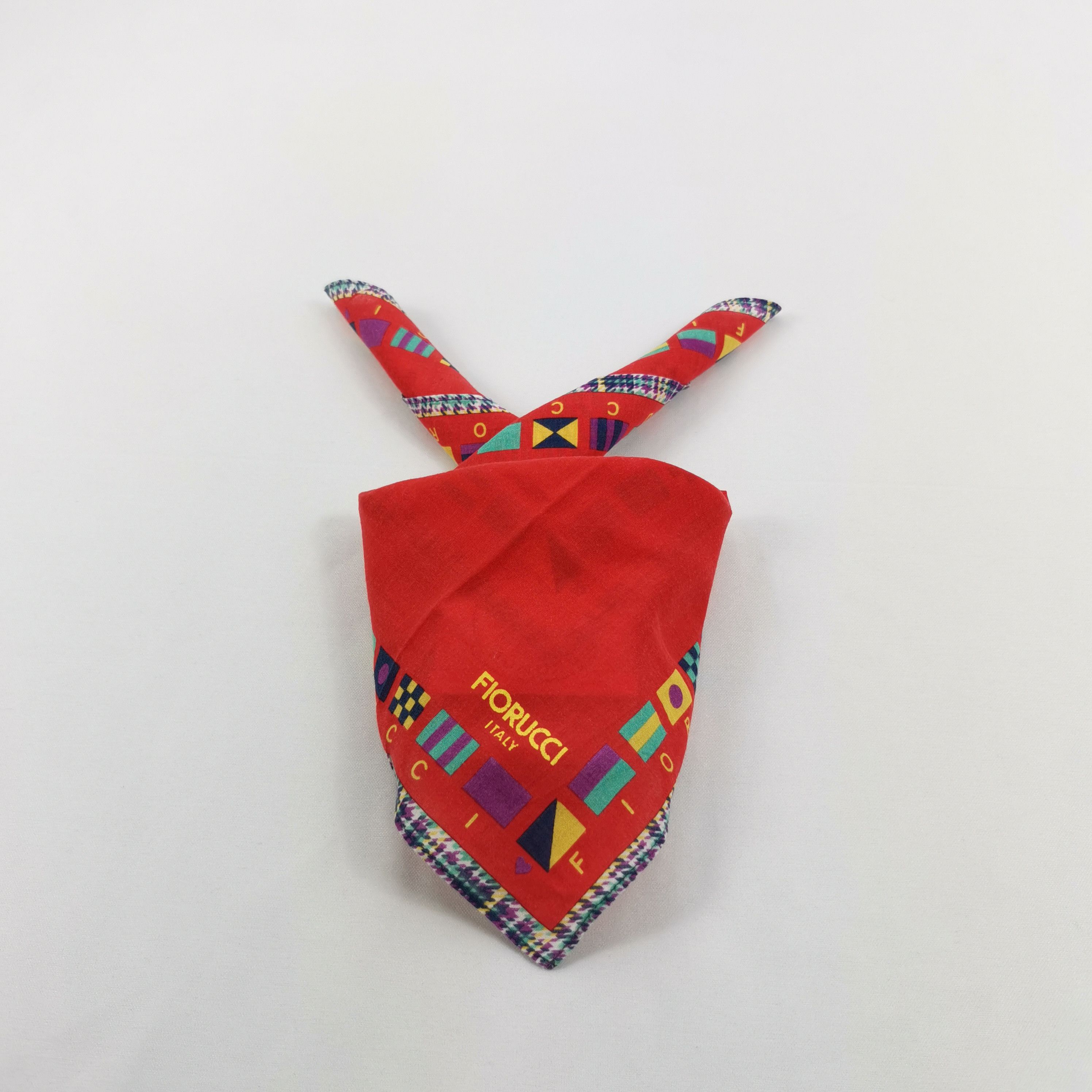 Fiorucci Vintage Fiorucci Handkerchief Neckerchief Bandana Size ONE SIZE - 1 Thumbnail