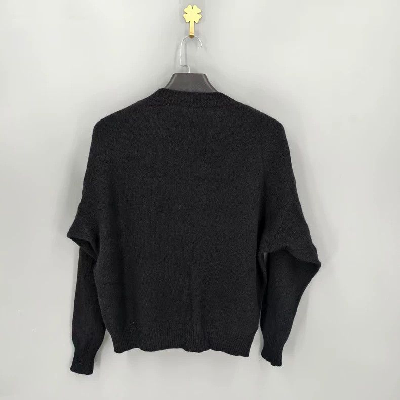 Dior Dior Peace dove embroidery hem logo black round neck sweate Size US XXS / EU 40 - 2 Thumbnail