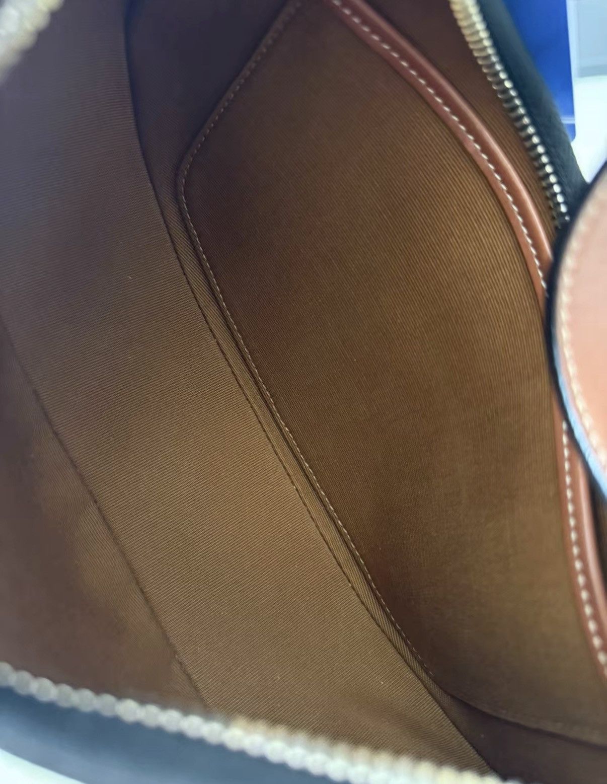 Celine Celine Ava Pea Underarm Bag, Medium Size Tan Monogram J36 Size ONE SIZE - 8 Thumbnail