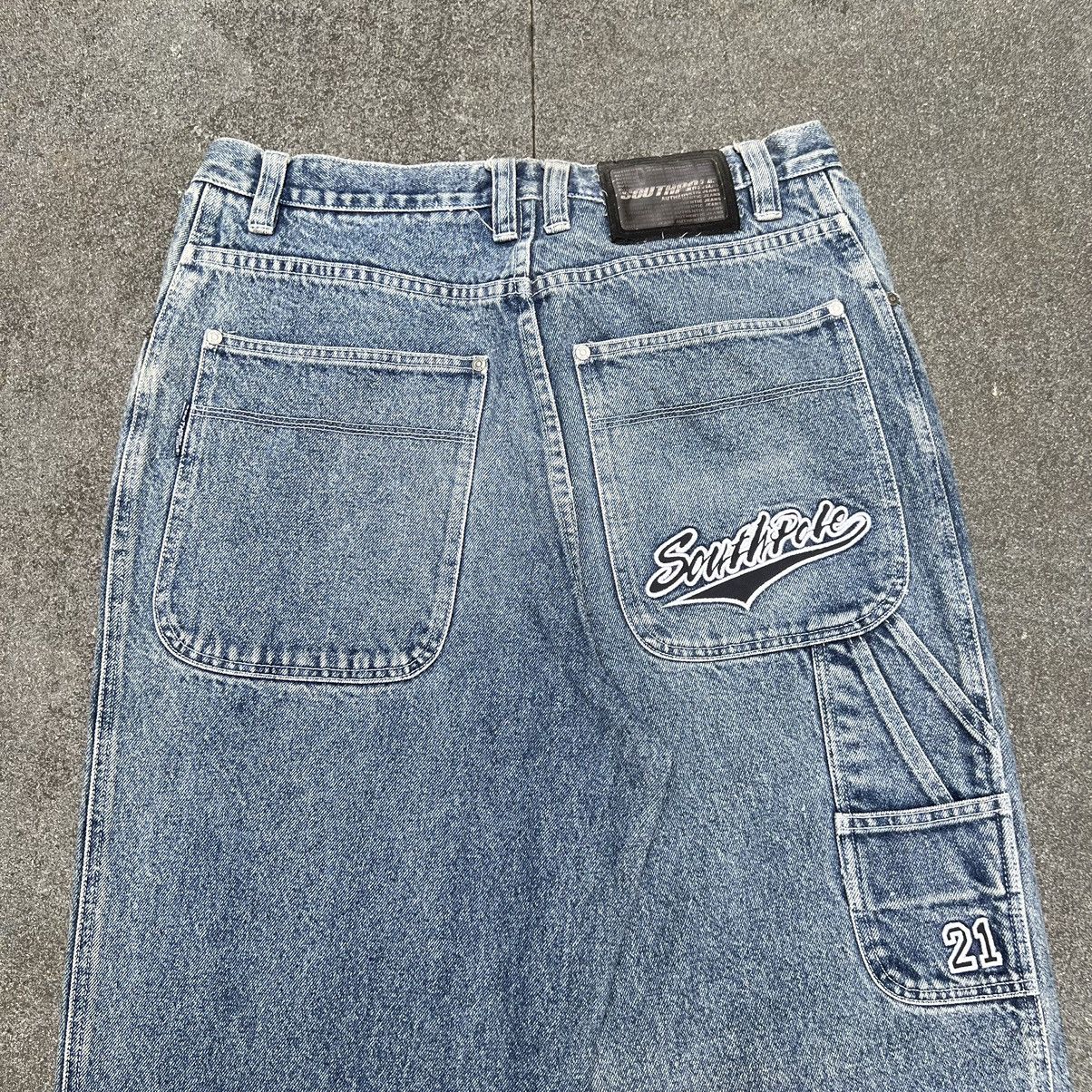 Southpole × Vintage Vintage South Pole Spell out Baggy Jeans Size US 32 / EU 48 - 2 Thumbnail
