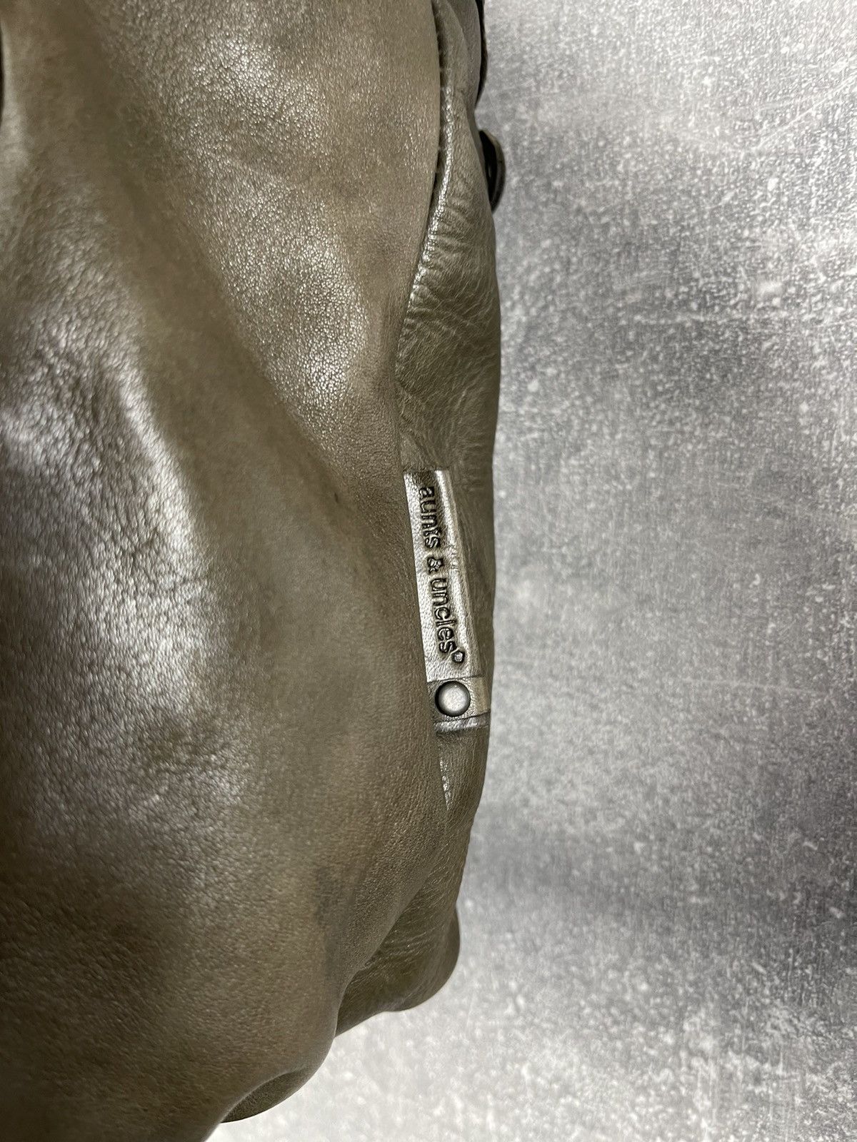 Vintage Aunts & Uncles Y2K All Pure Leather Brown Tote Shoulder Bag Size ONE SIZE - 7 Thumbnail