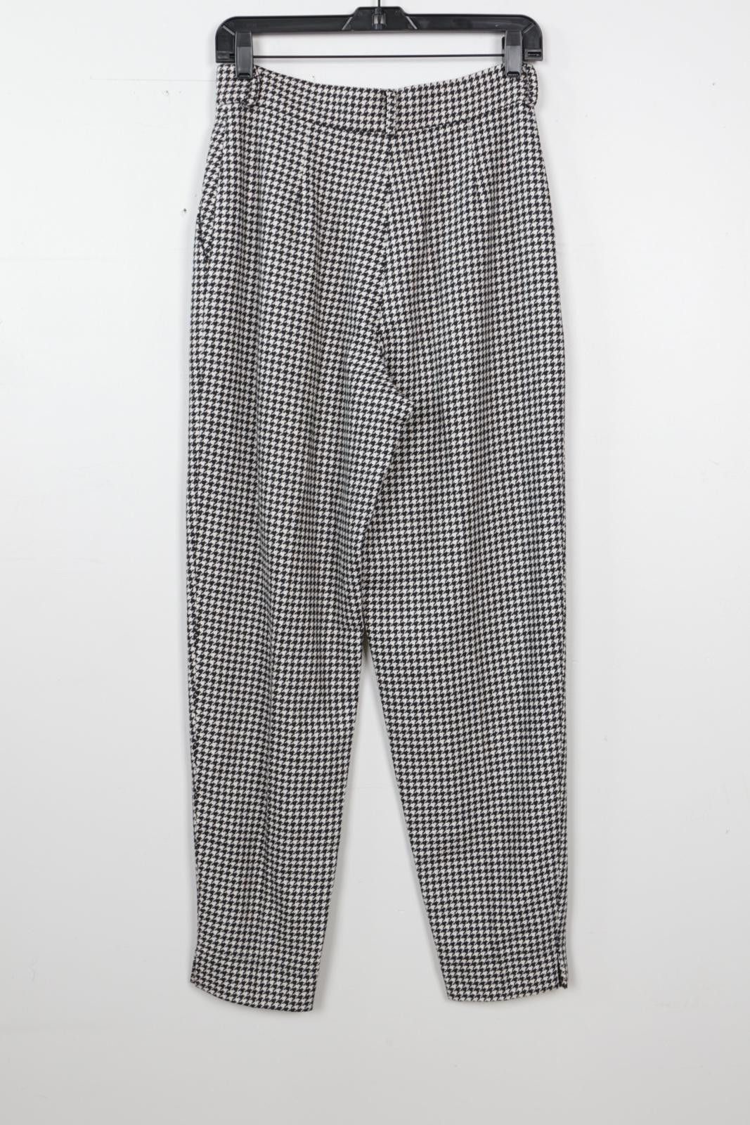 Other 90s Cheap and Chic by Moschino Houndstooth Straight-Leg-Pant Size 27" / US 4 / IT 40 - 2 Thumbnail