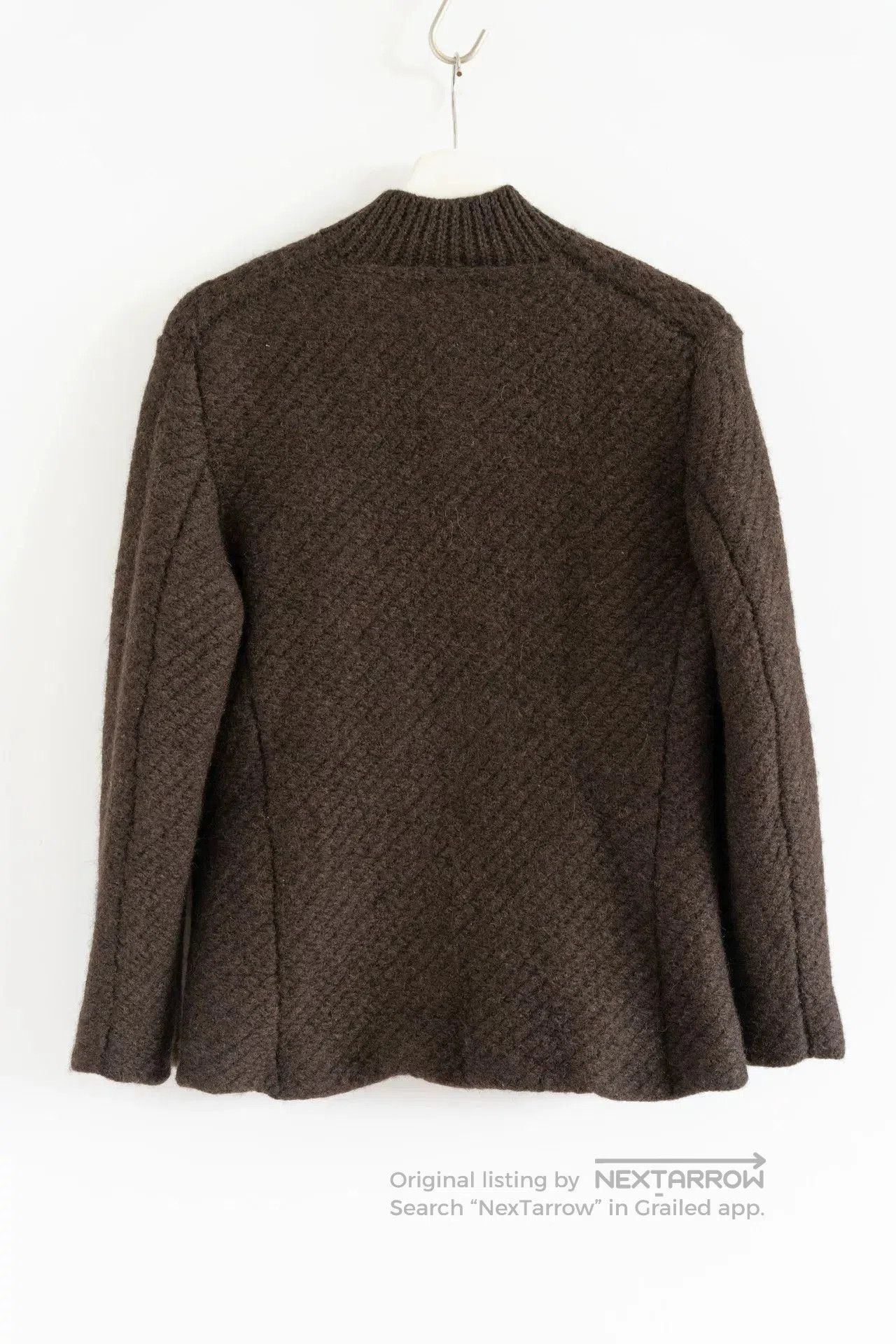 Yohji Yamamoto yohji yamamoto black wool knit jacket. Size US M / EU 48-50 / 2 - 2 Thumbnail