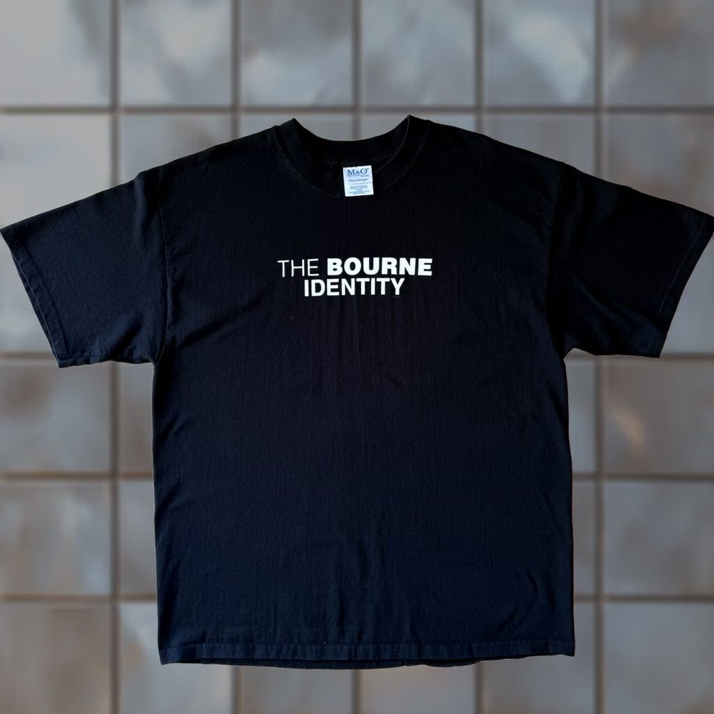 Vintage VINTAGE Bourne Identity Shirt XL Black Y2K Movie Promo Matt Damon Streetwear Shirt XL Black Mens Size US XL / EU 56 / 4 - 1 Thumbnail