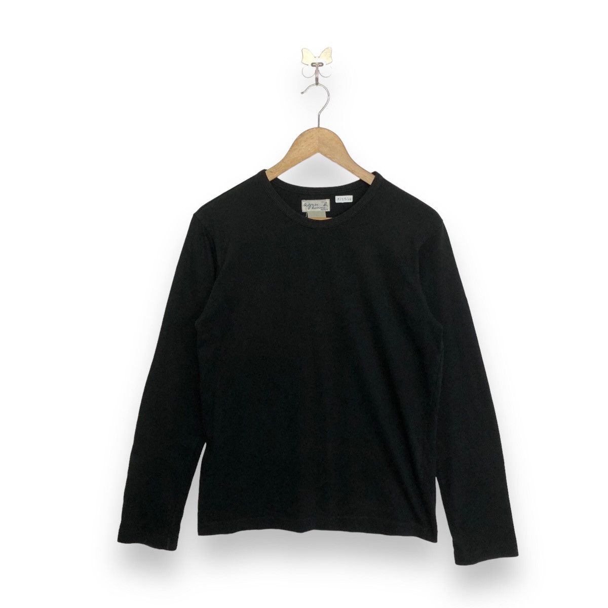 Designer × Vintage × agnes b. Vintage Agnes.B Homme Paris Long Sleeve Tshirt Size US S / EU 44-46 / 1 - 1 Thumbnail